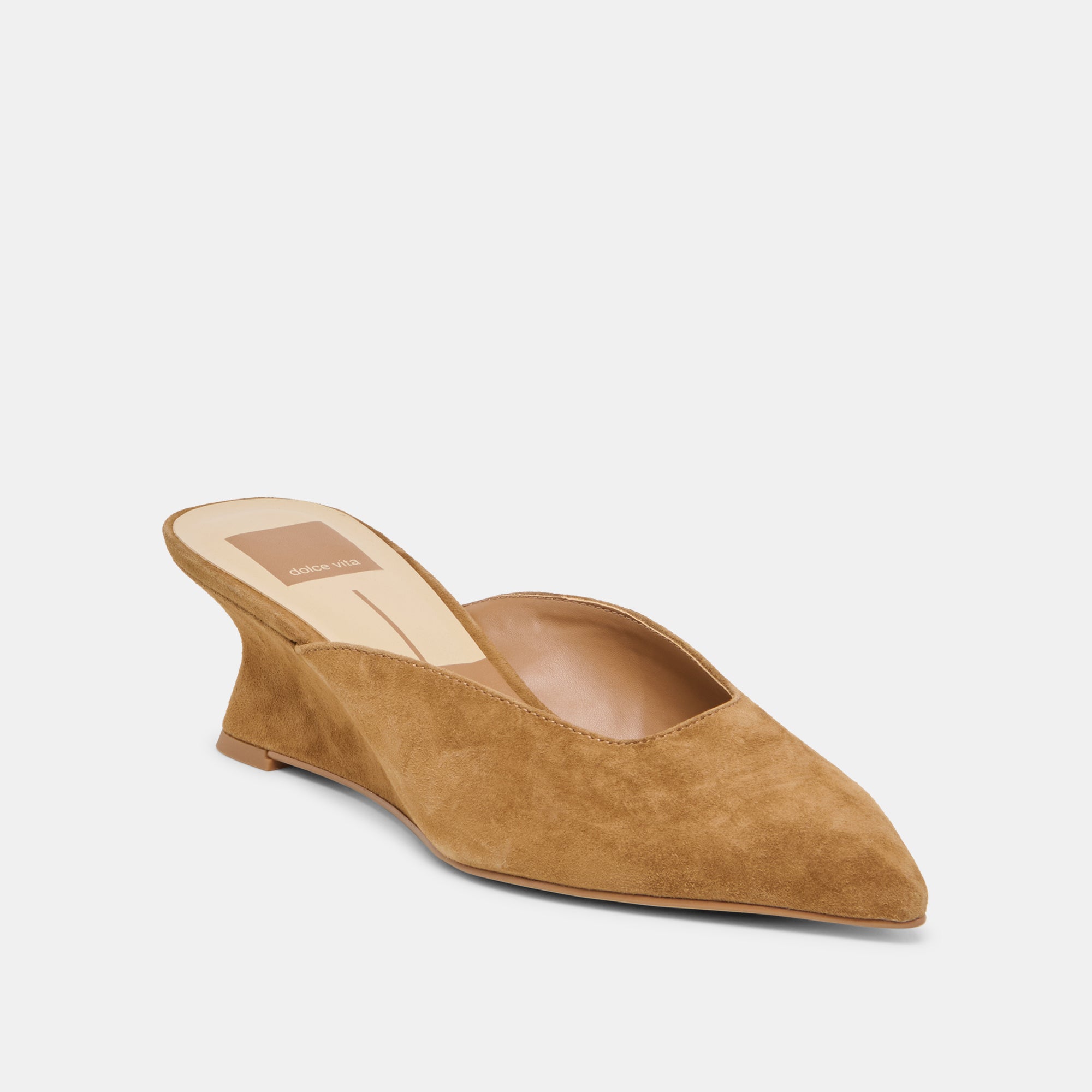 CAMY MULES COGNAC SUEDE - view 2