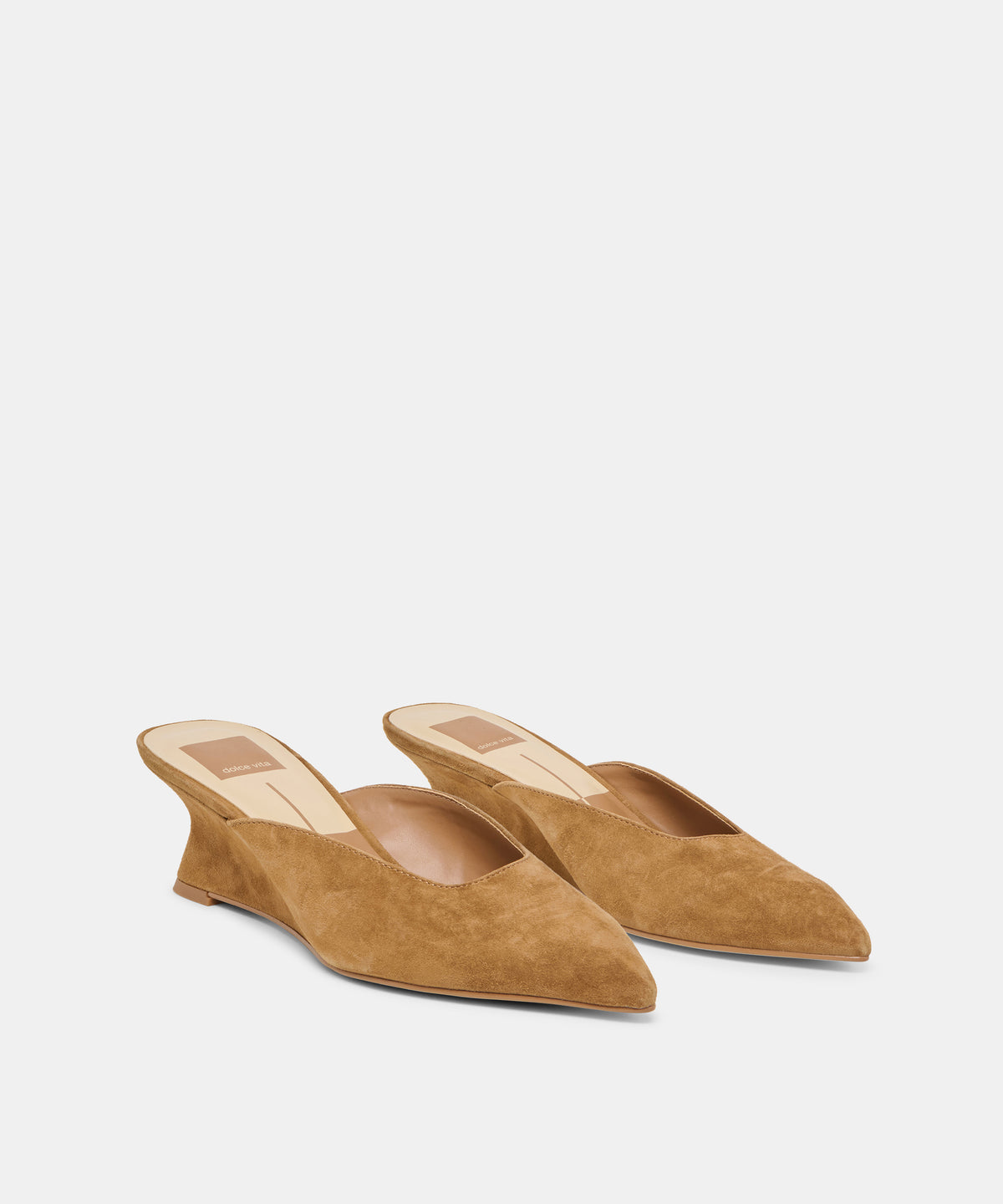 CAMY MULES COGNAC SUEDE - view 2