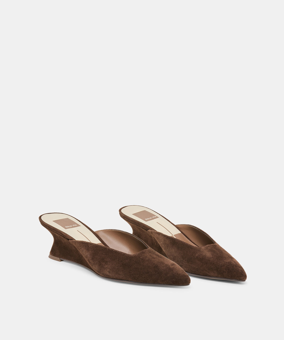 CAMY MULES DK BROWN SUEDE - view 2