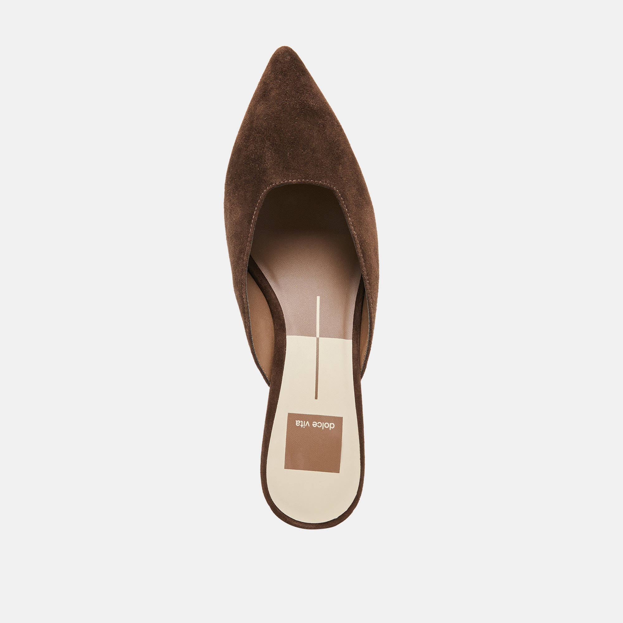 CAMY MULES DK BROWN SUEDE - view 8