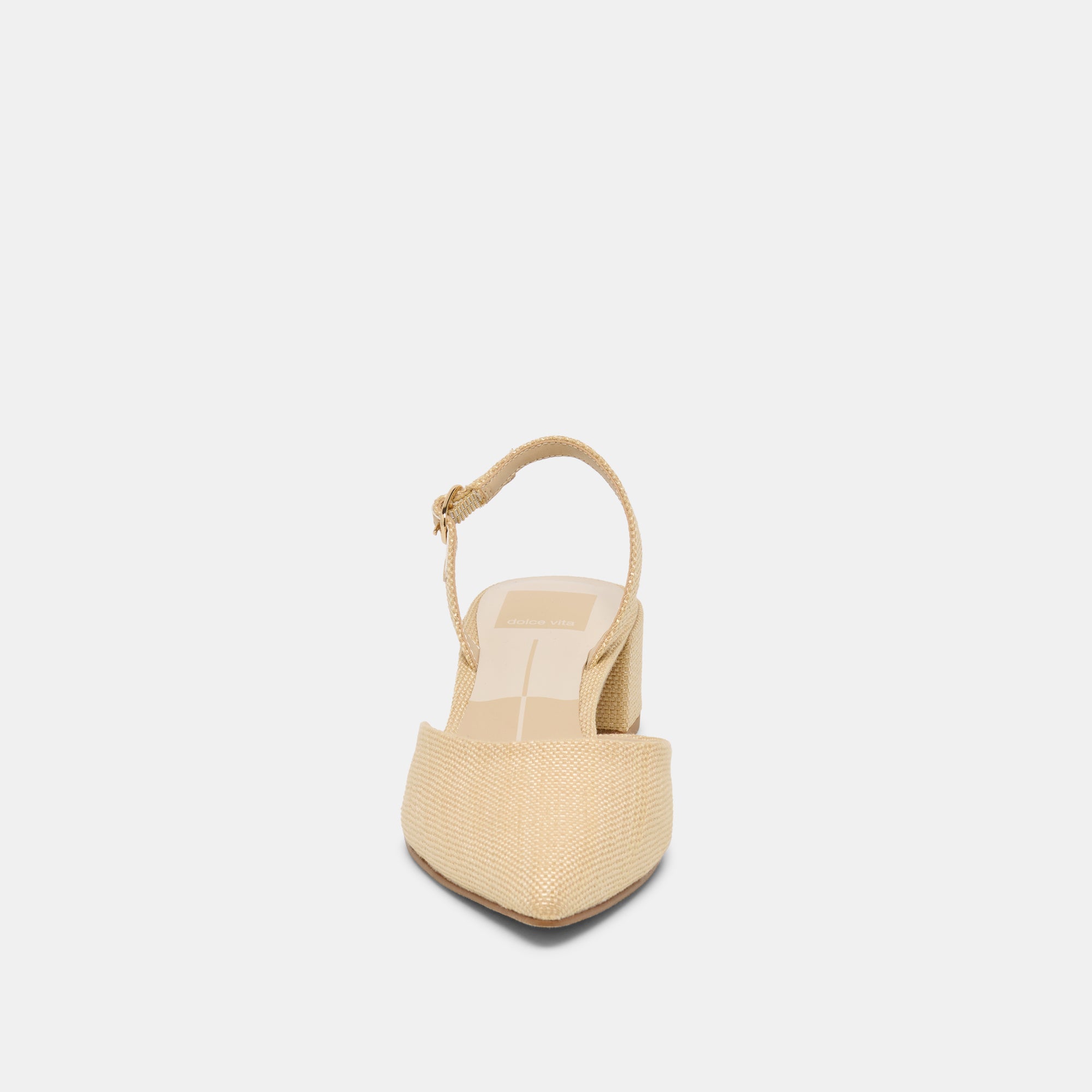 CAREL HEELS LIGHT NATURAL RAFFIA
