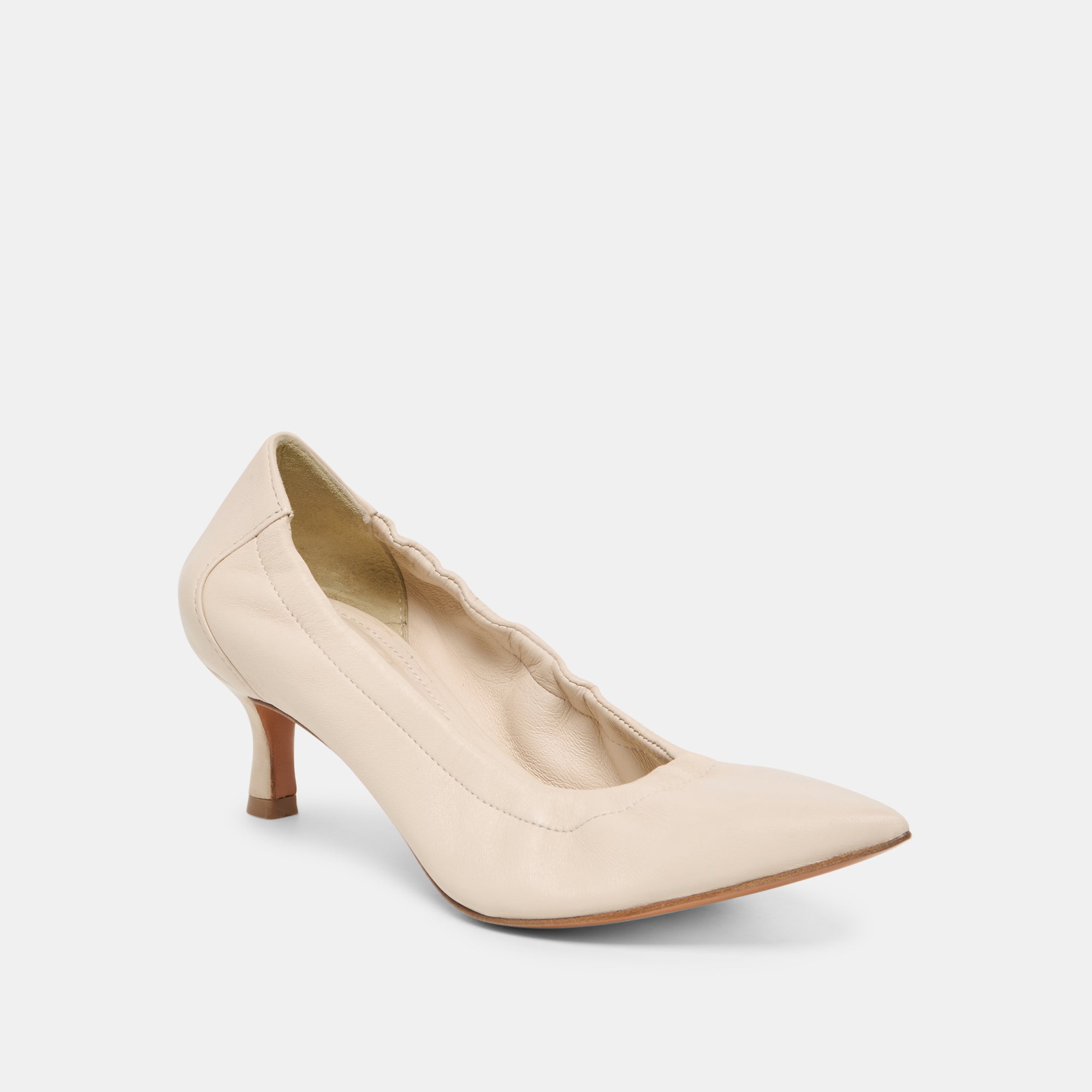 CELTIN HEELS OFF WHITE LEATHER - view 2