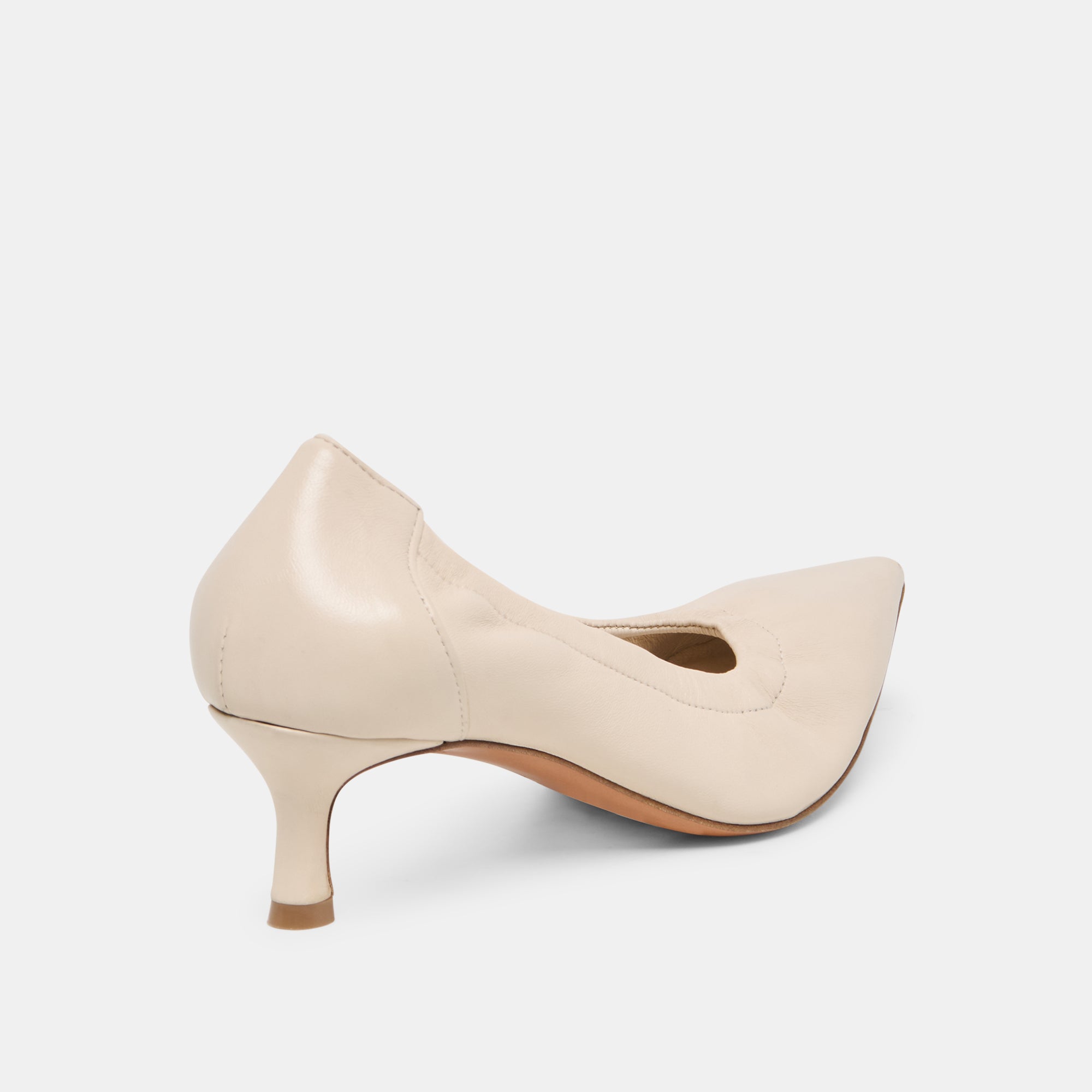 CELTIN HEELS OFF WHITE LEATHER - view 3