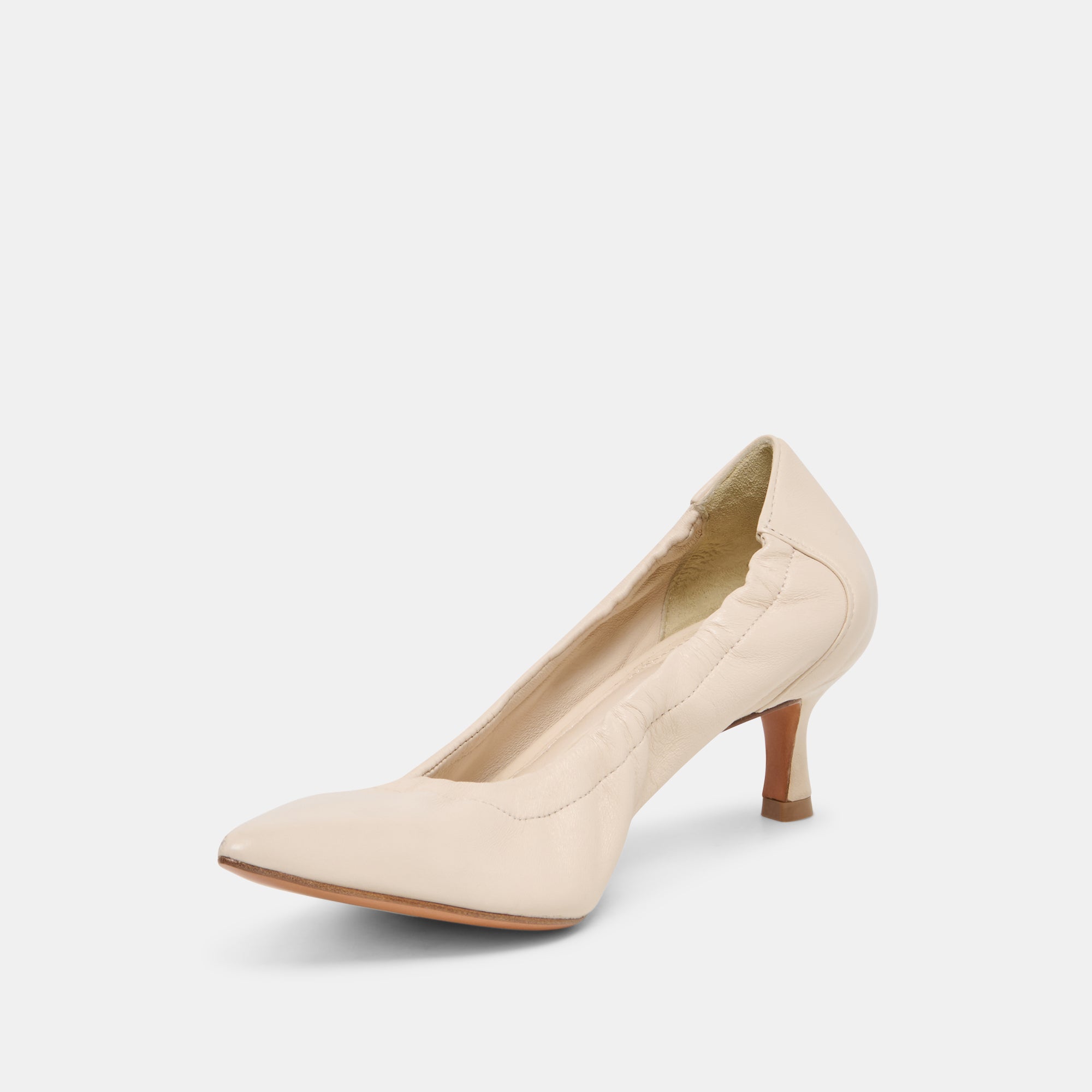 CELTIN HEELS OFF WHITE LEATHER - view 4