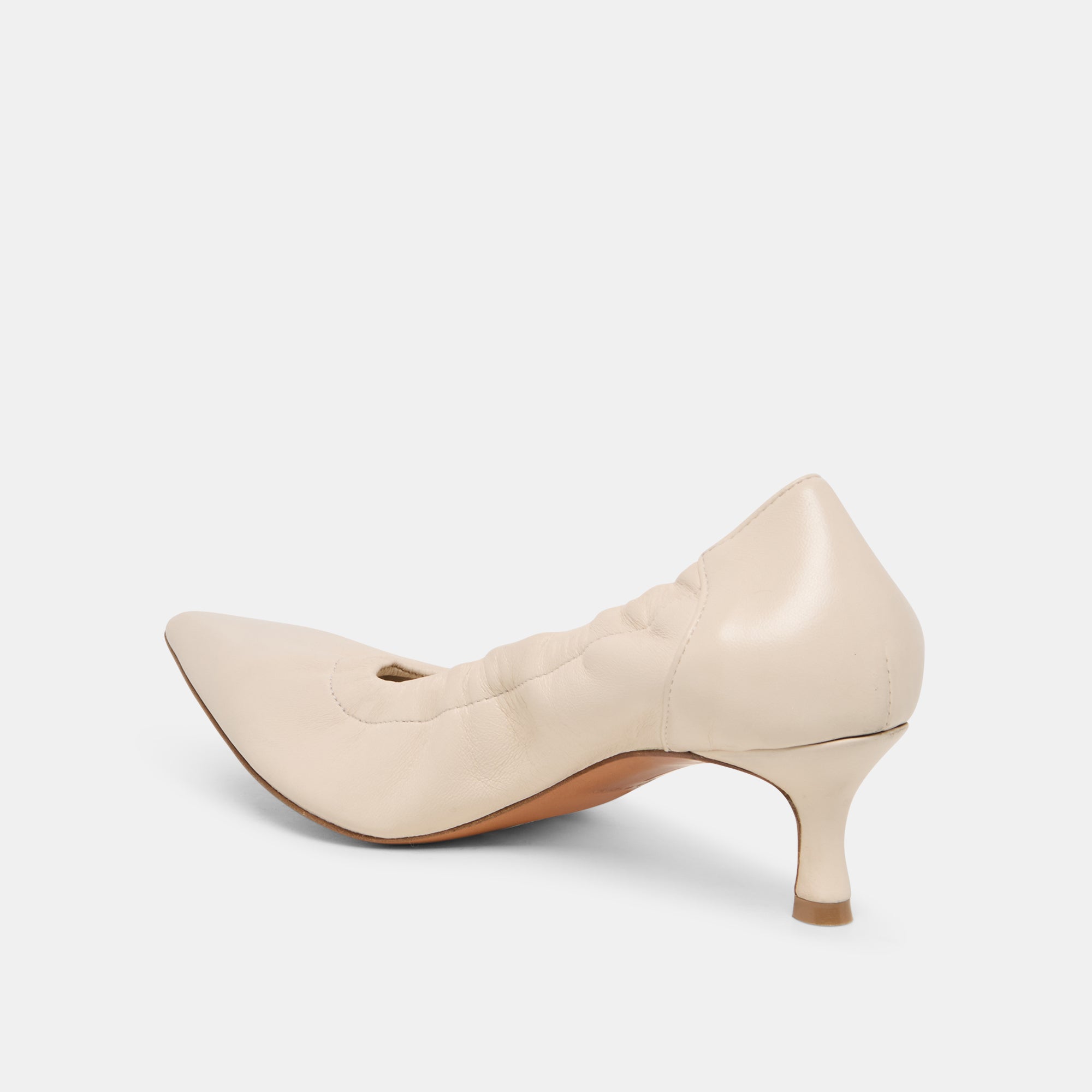 CELTIN HEELS OFF WHITE LEATHER - view 5