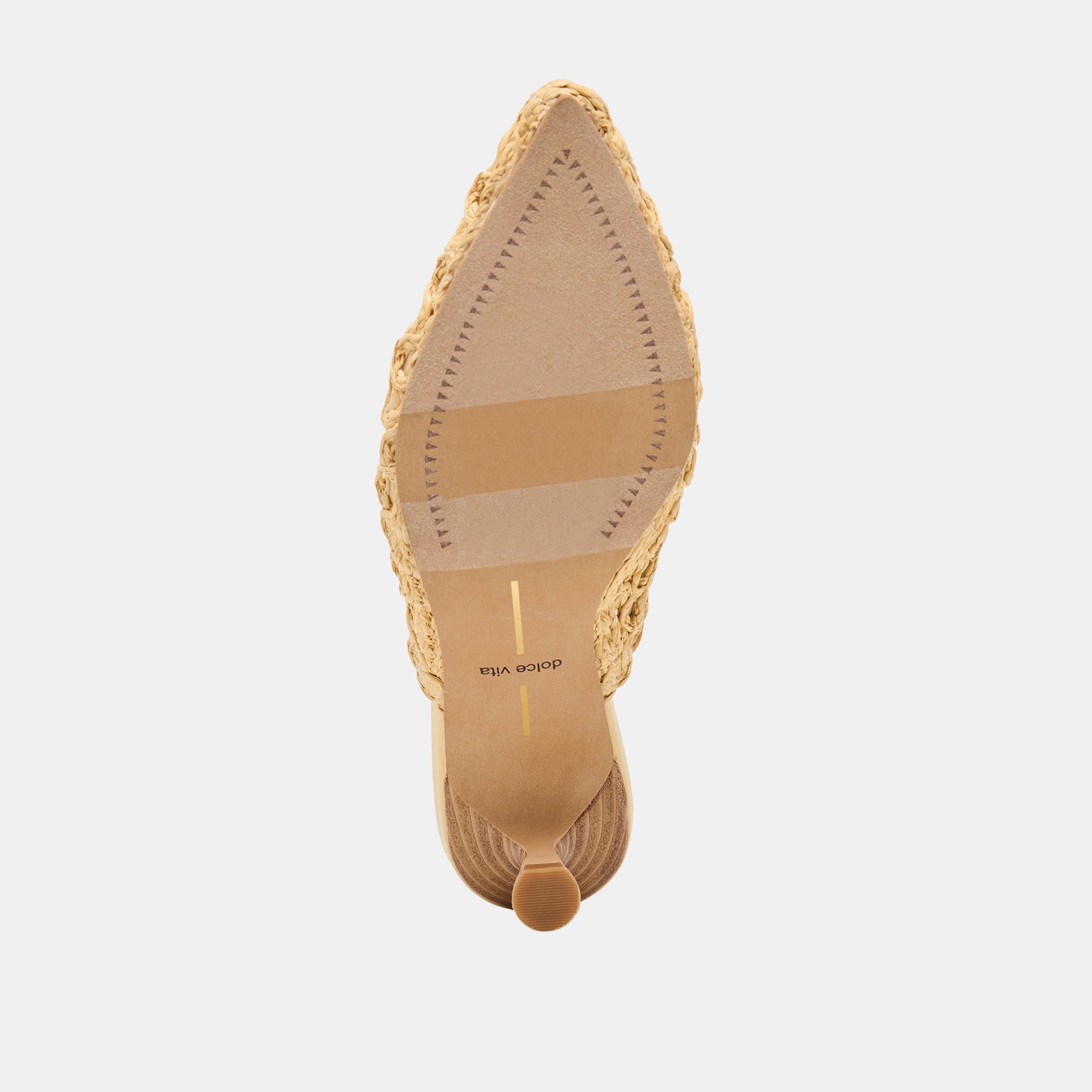 CLEO LOOP HEELS NATURAL RAFFIA