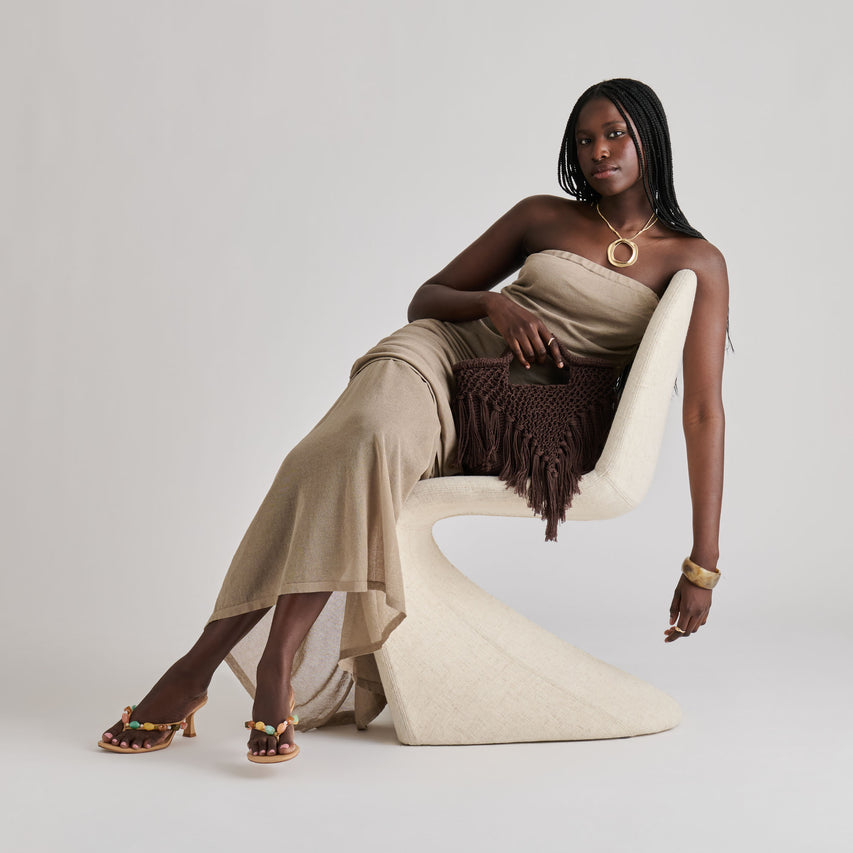 DAKSIE HEELS CAFE LEATHER