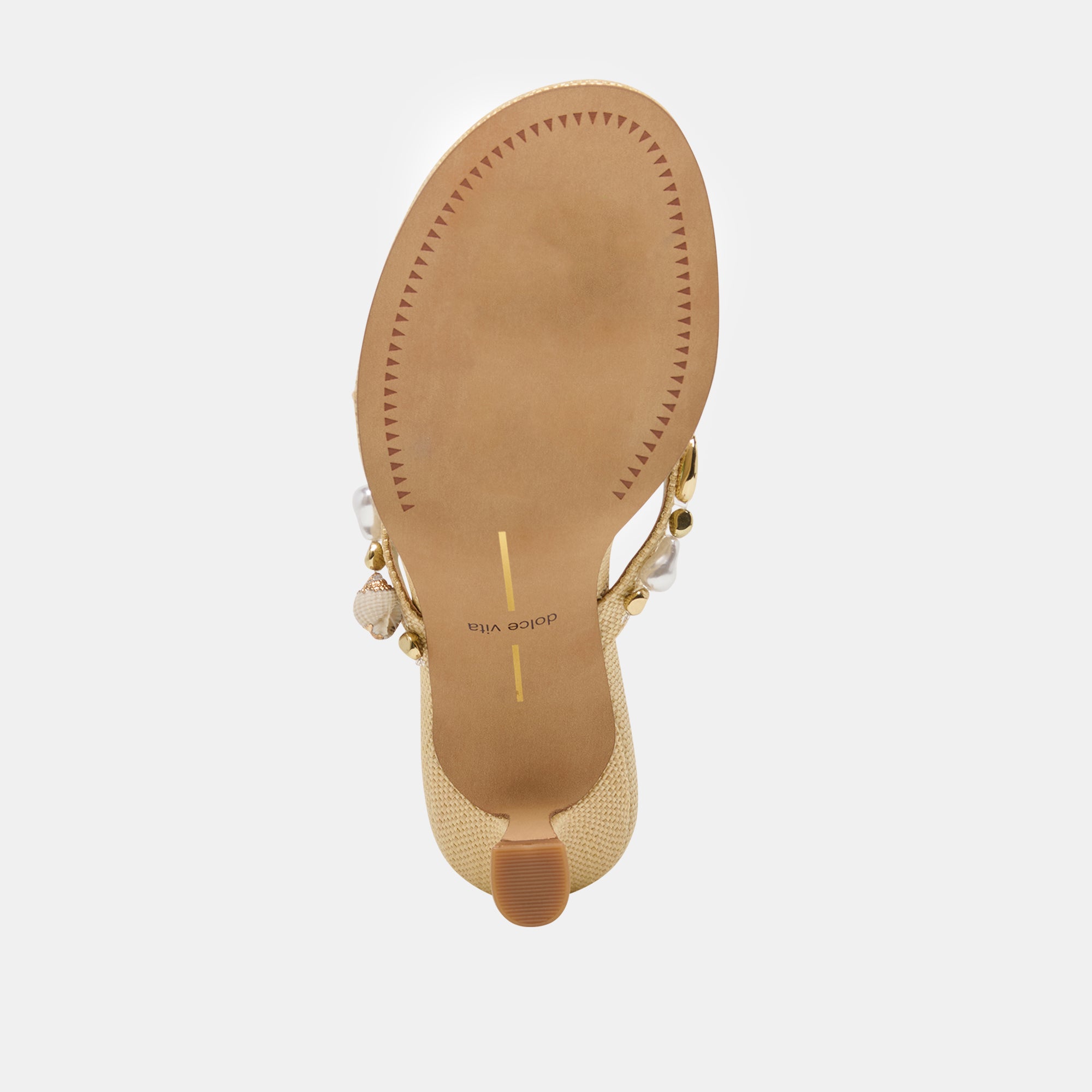 DAKSIE HEELS LT NATURAL RAFFIA