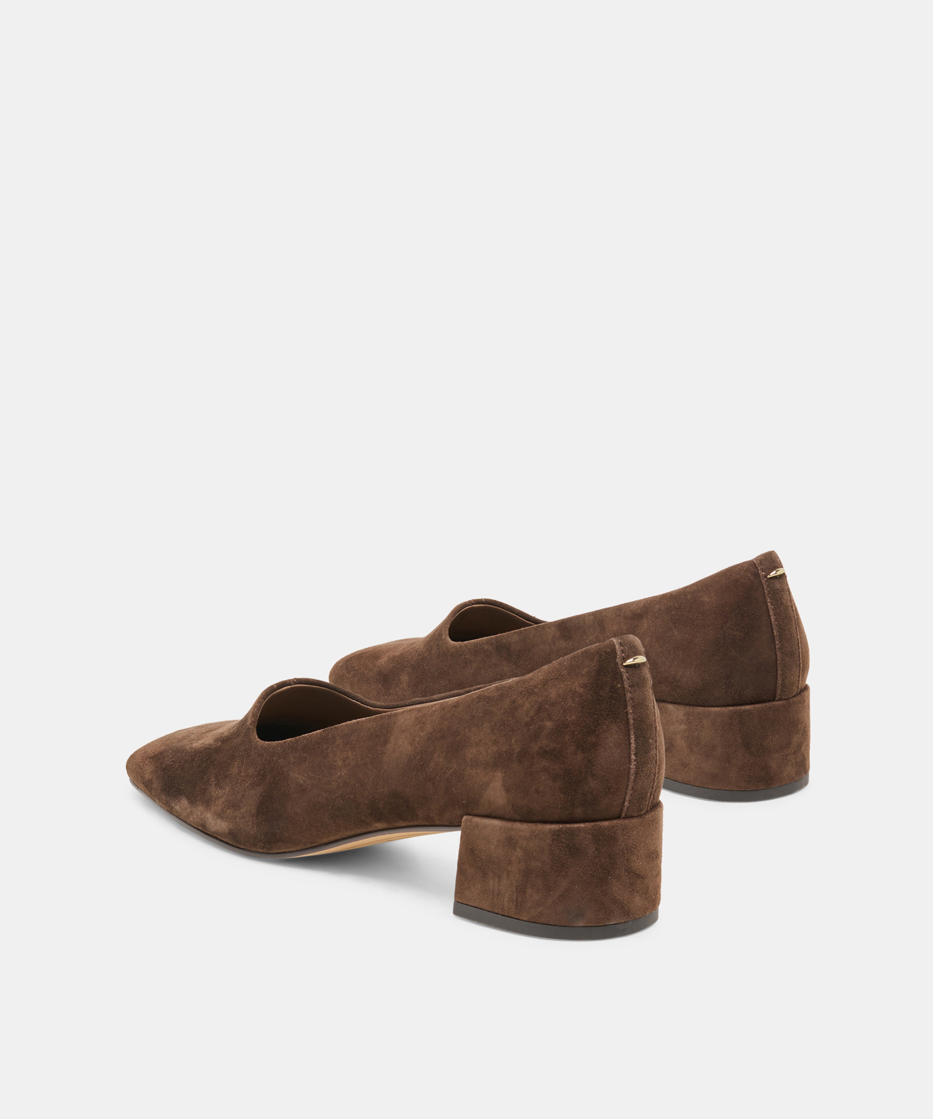 DALIA HEELS DK BROWN SUEDE - view 4