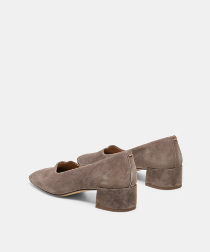 DALIA HEELS DOVE SUEDE
