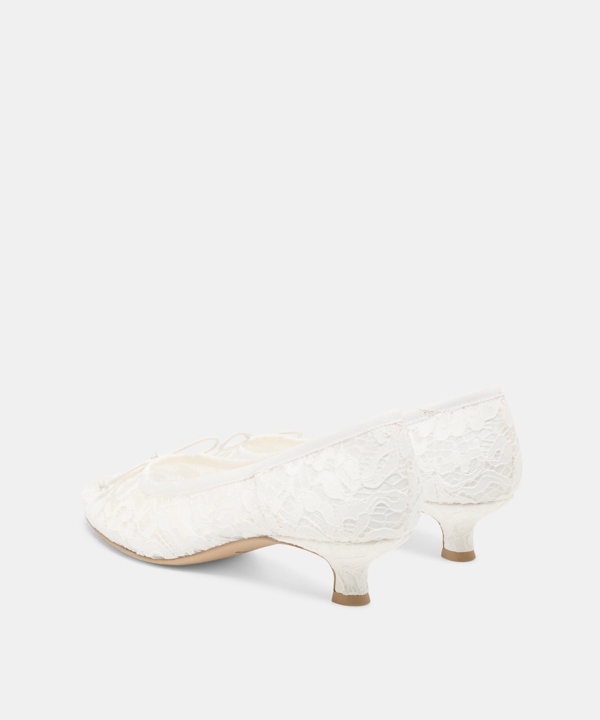 DAWSEN LACE HEELS TRUE WHITE LACE - view 4