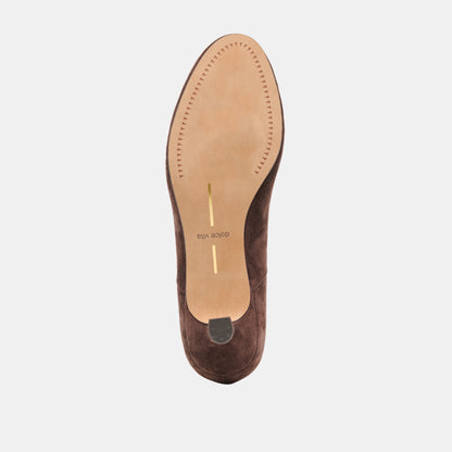 DAWSEN HEELS MAHOGANY SUEDE
