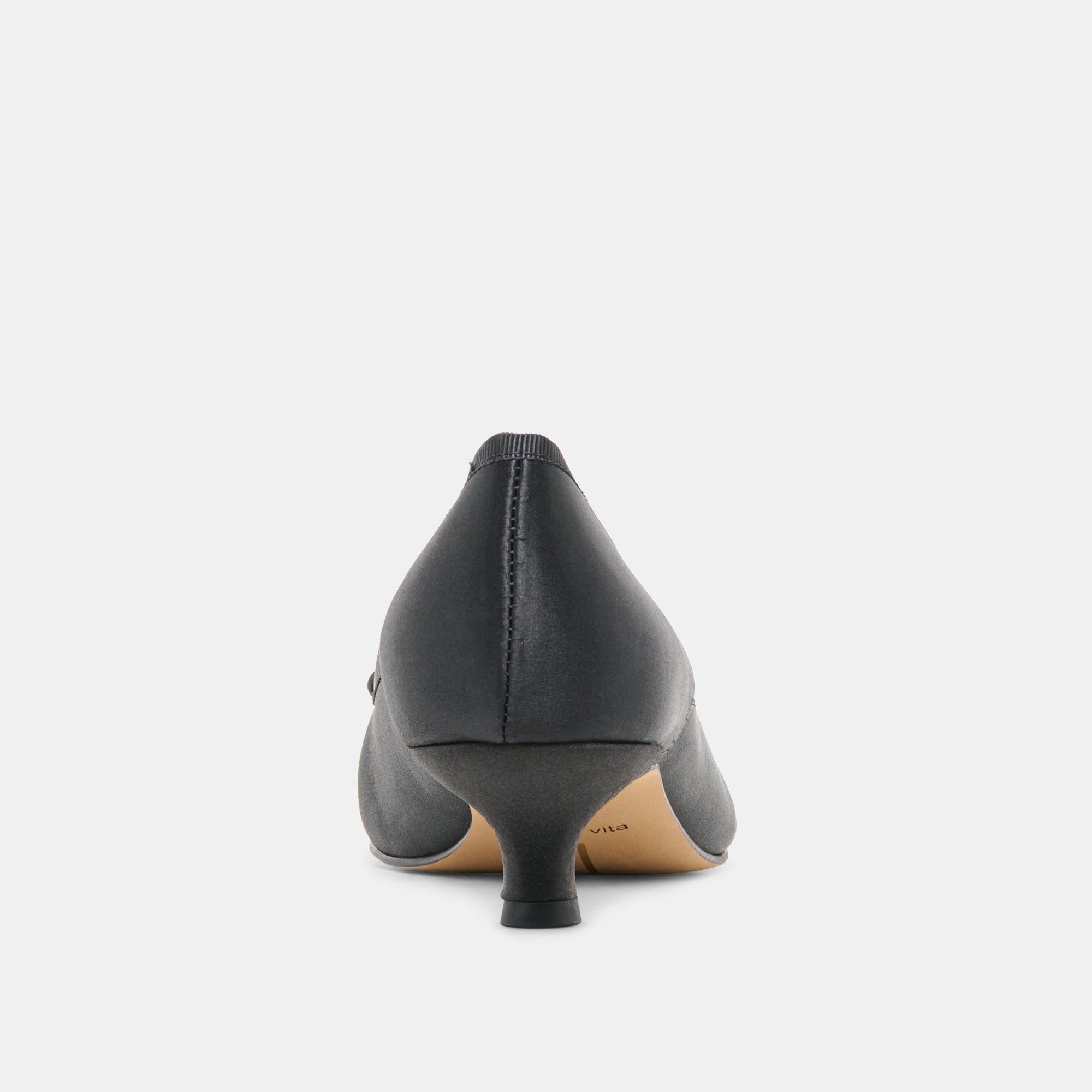 DAWSEN HEELS ONYX SATIN - view 7