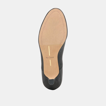 DAWSEN HEELS ONYX SATIN