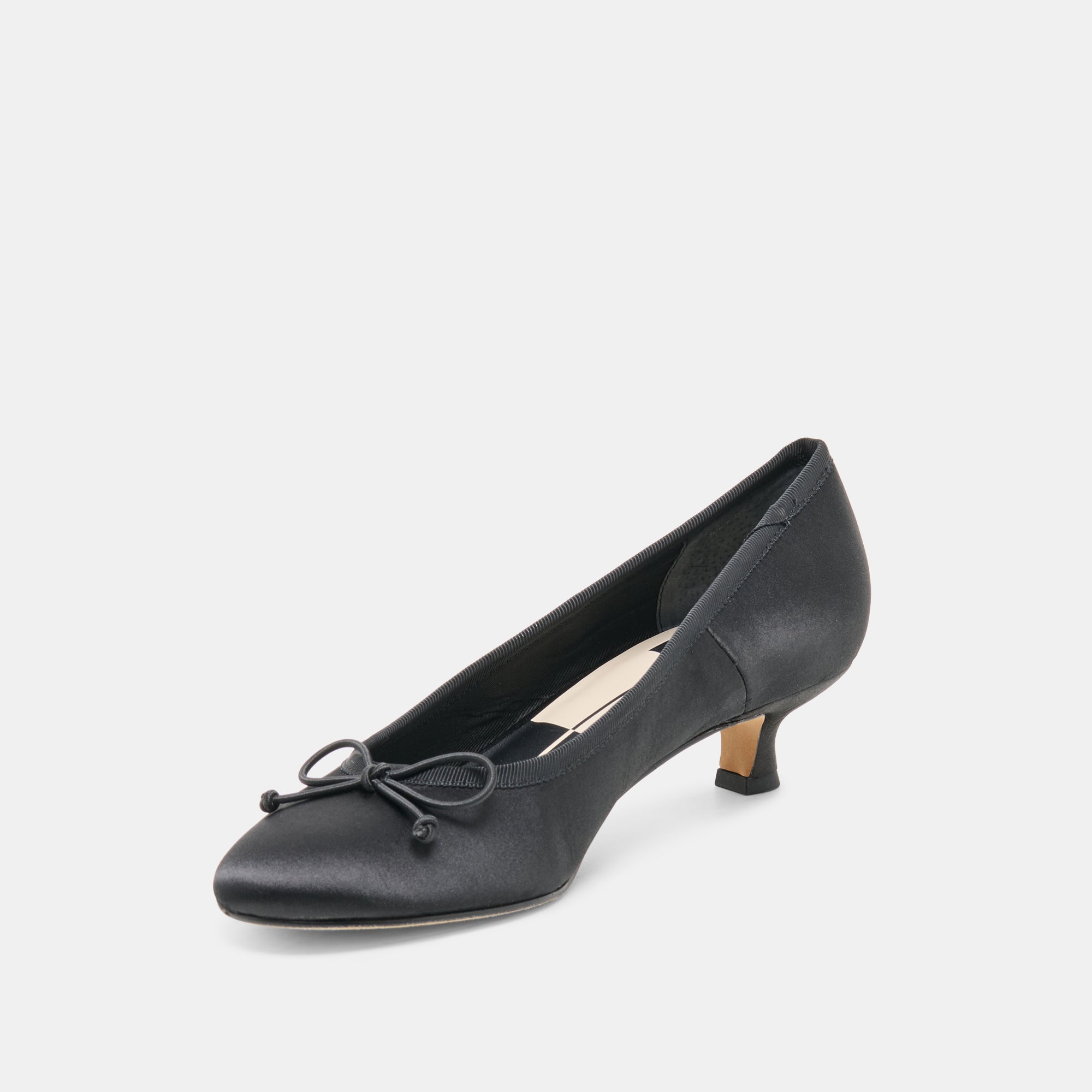 DAWSEN HEELS ONYX SATIN - view 4