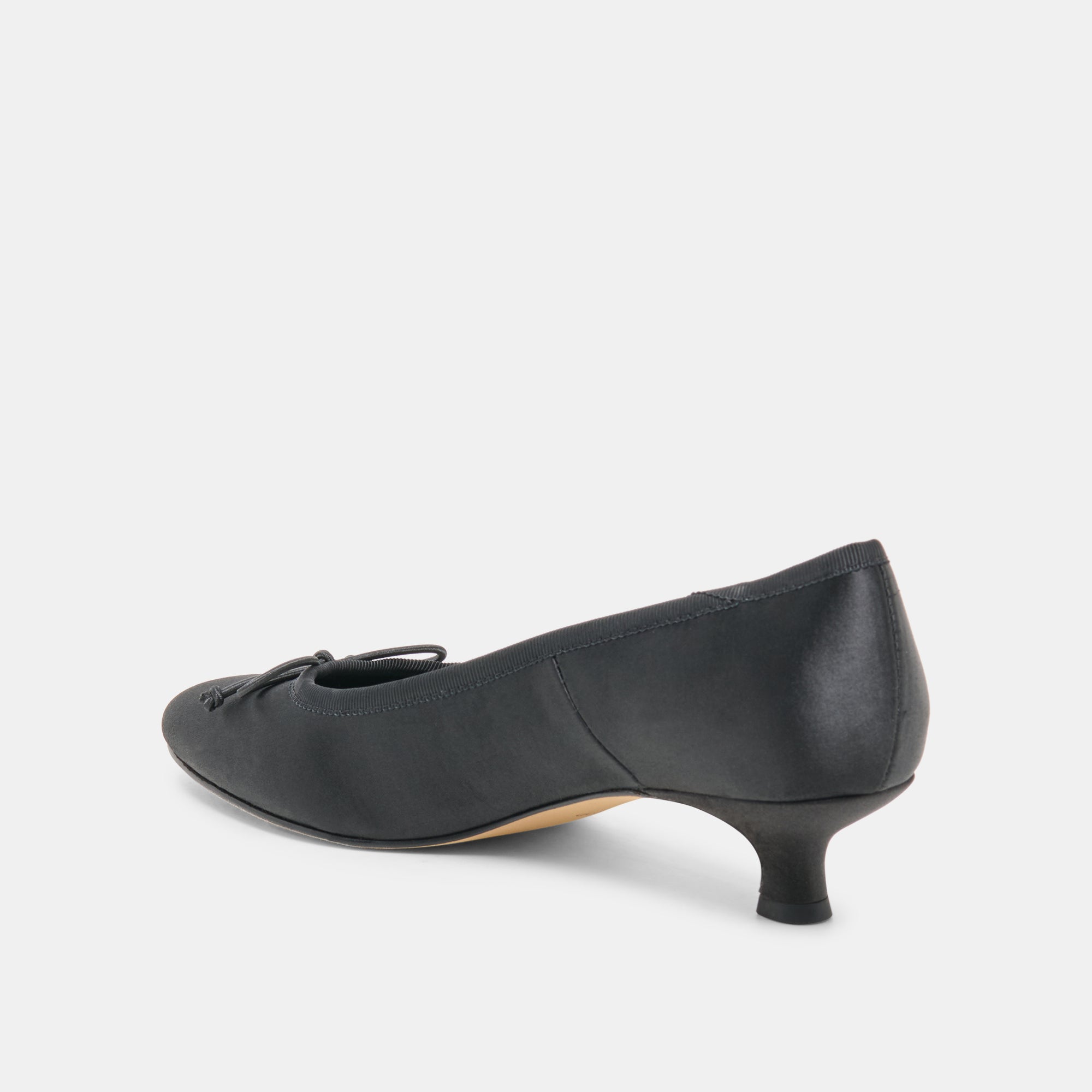 DAWSEN HEELS ONYX SATIN - view 5