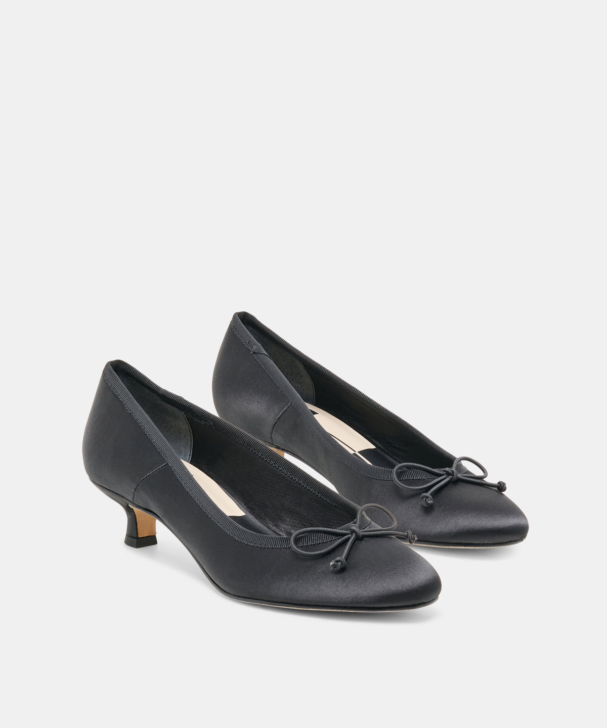DAWSEN HEELS ONYX SATIN - view 2
