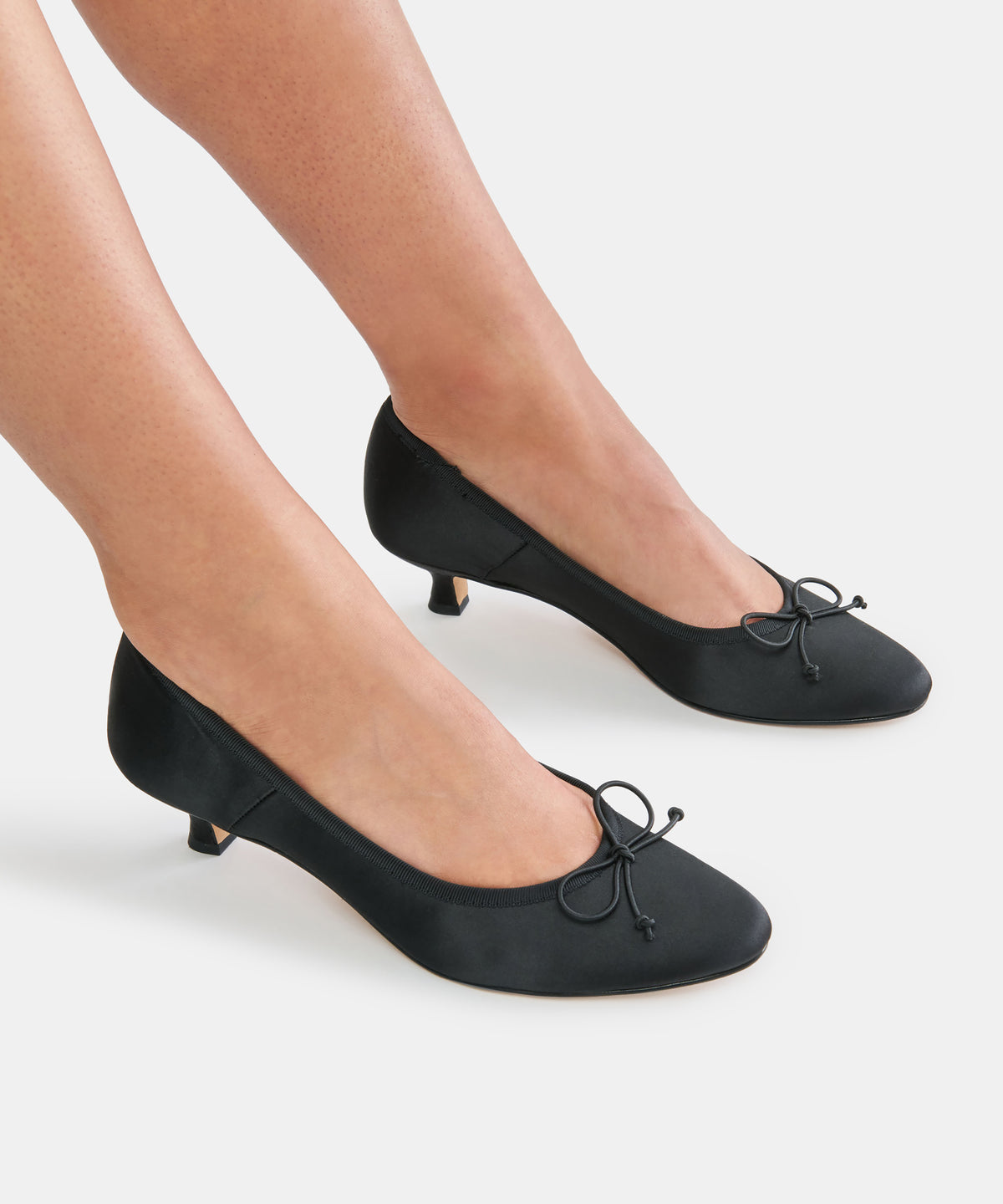 DAWSEN HEELS ONYX SATIN - view 4