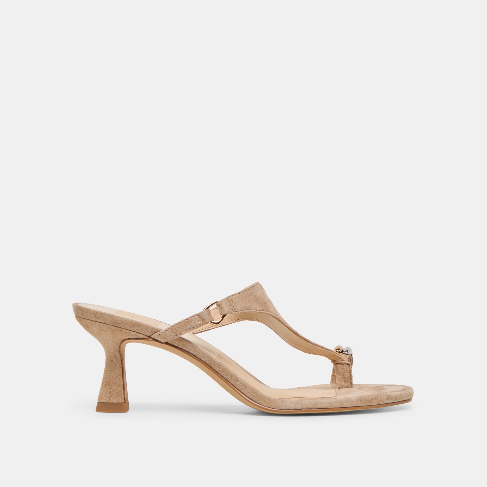 DERREL HEELS CAMEL SUEDE