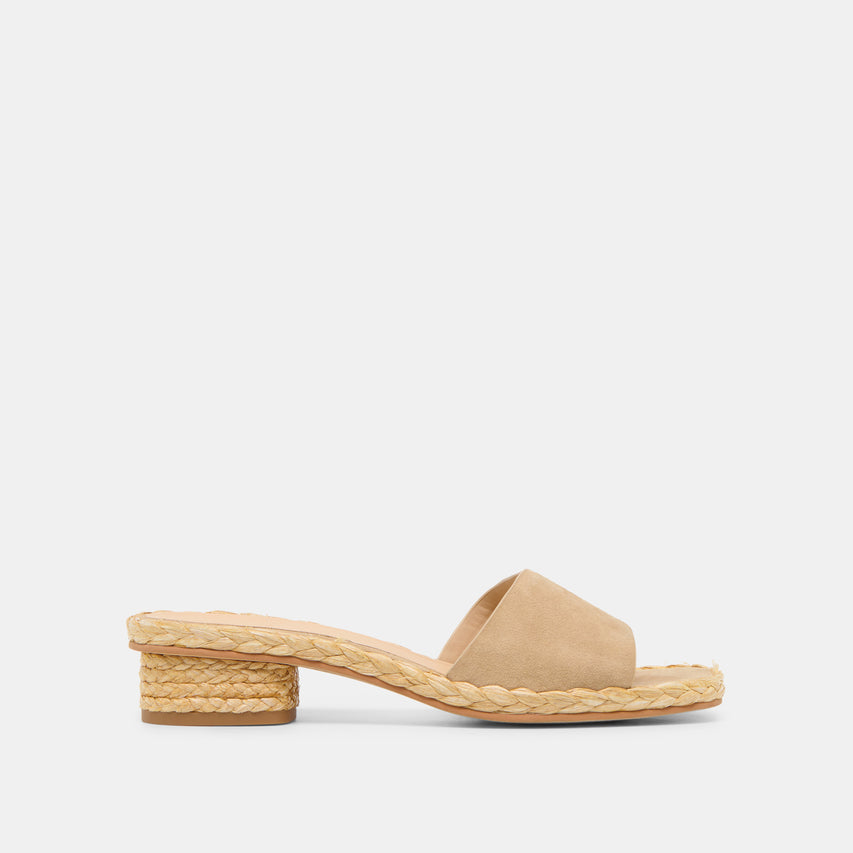 DIXI SANDALS CAMEL SUEDE