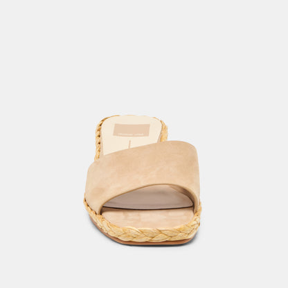 DIXI SANDALS CAMEL SUEDE