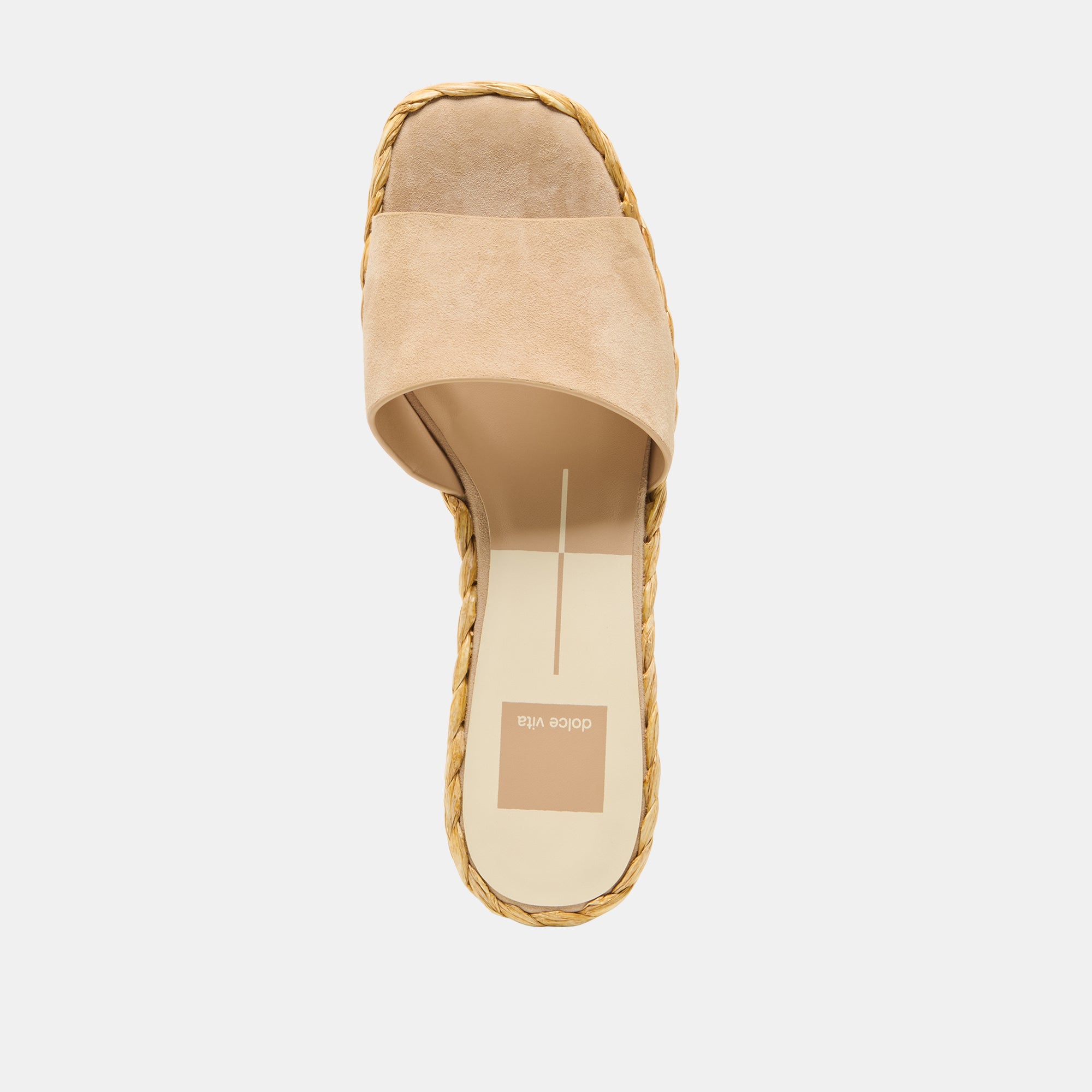 DIXI WIDE SANDALS CAMEL SUEDE - view 8