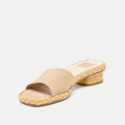 DIXI SANDALS CAMEL SUEDE