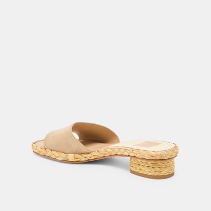 DIXI SANDALS CAMEL SUEDE