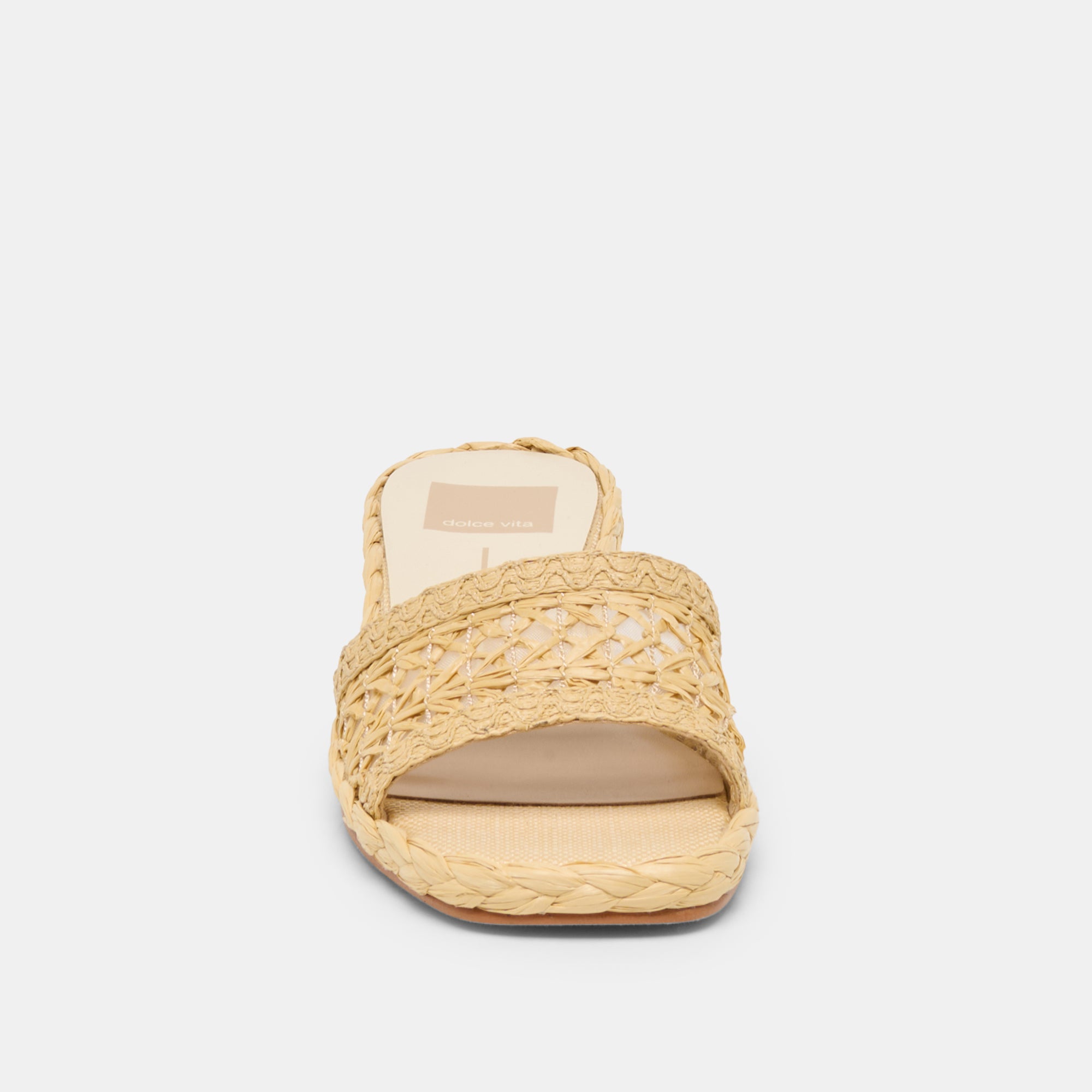 DIXI SANDALS LT NATURAL CROSS HATCH RAFFIA