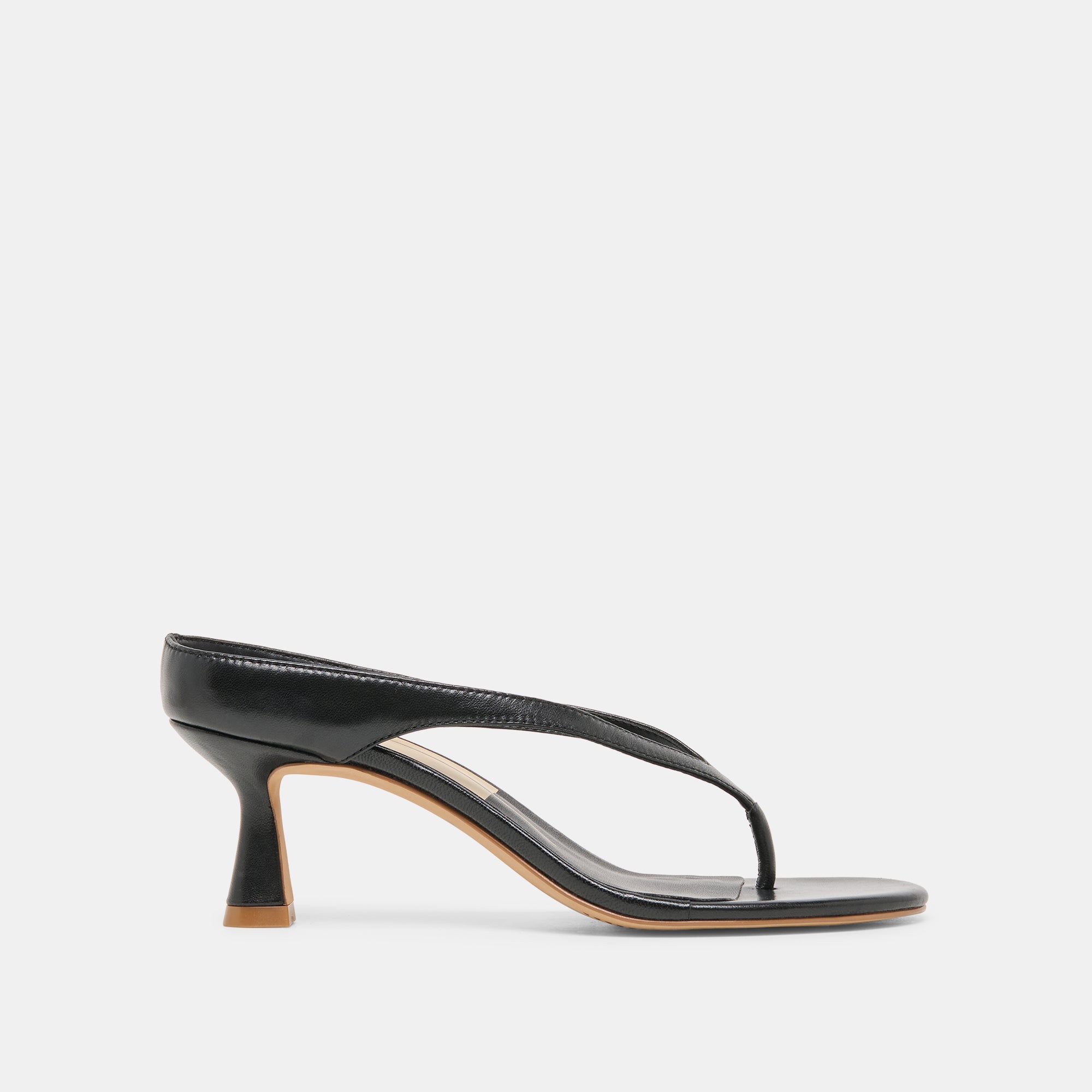 Doreen Black Leather Heels | Dolce Vita