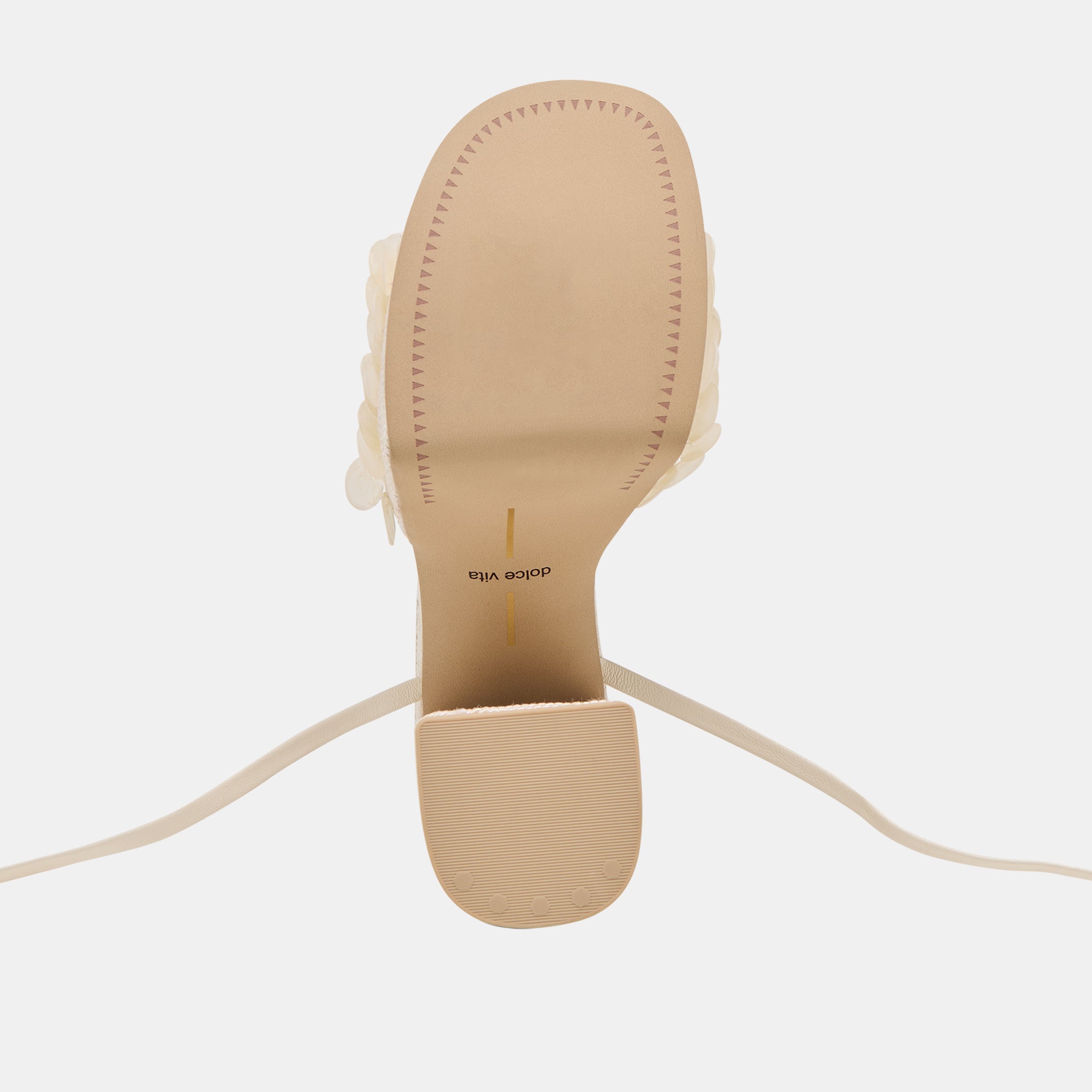 DORTHY CONFETTI HEELS IVORY LEATHER