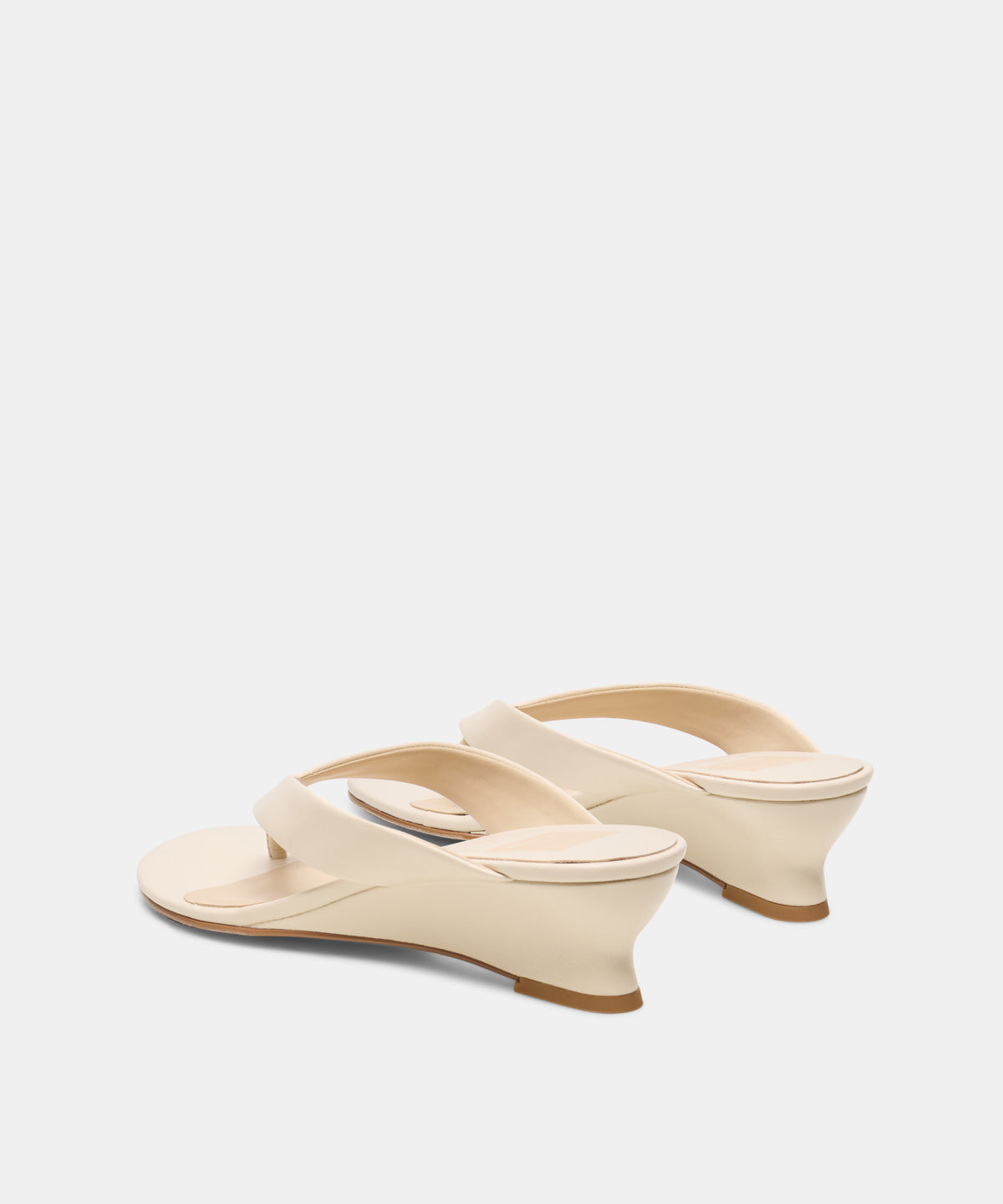 EVARLY WEDGES ALABASTER LEATHER - view 4