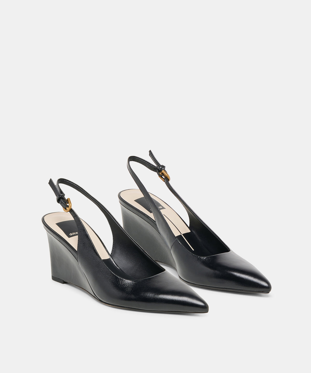 EVELAN WEDGES BLACK LEATHER - view 2