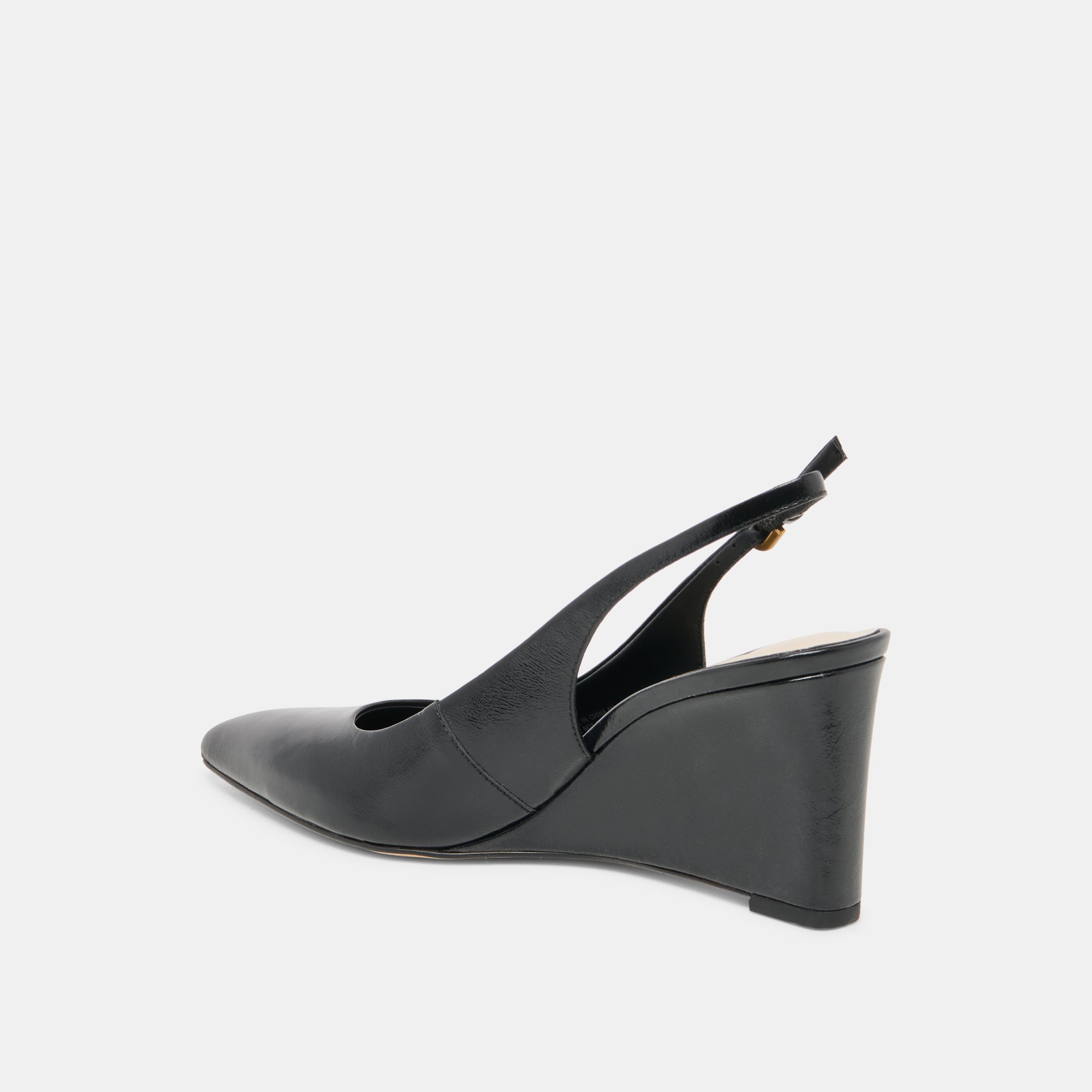 EVELAN WEDGES BLACK LEATHER - view 5