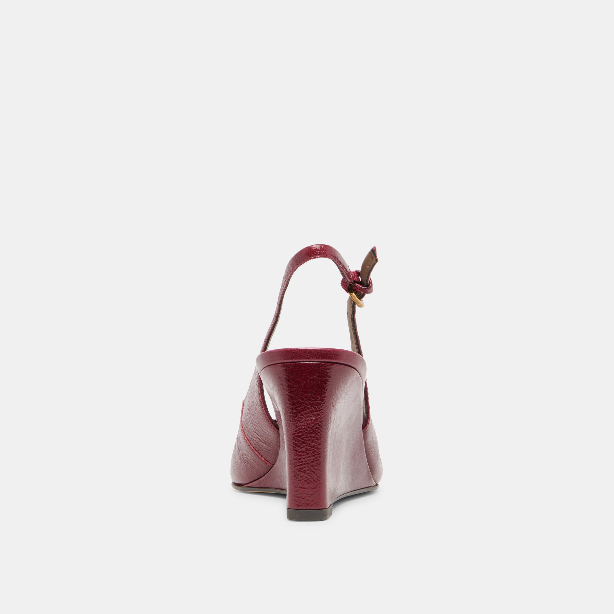 EVELAN WEDGES GARNET LEATHER - view 7