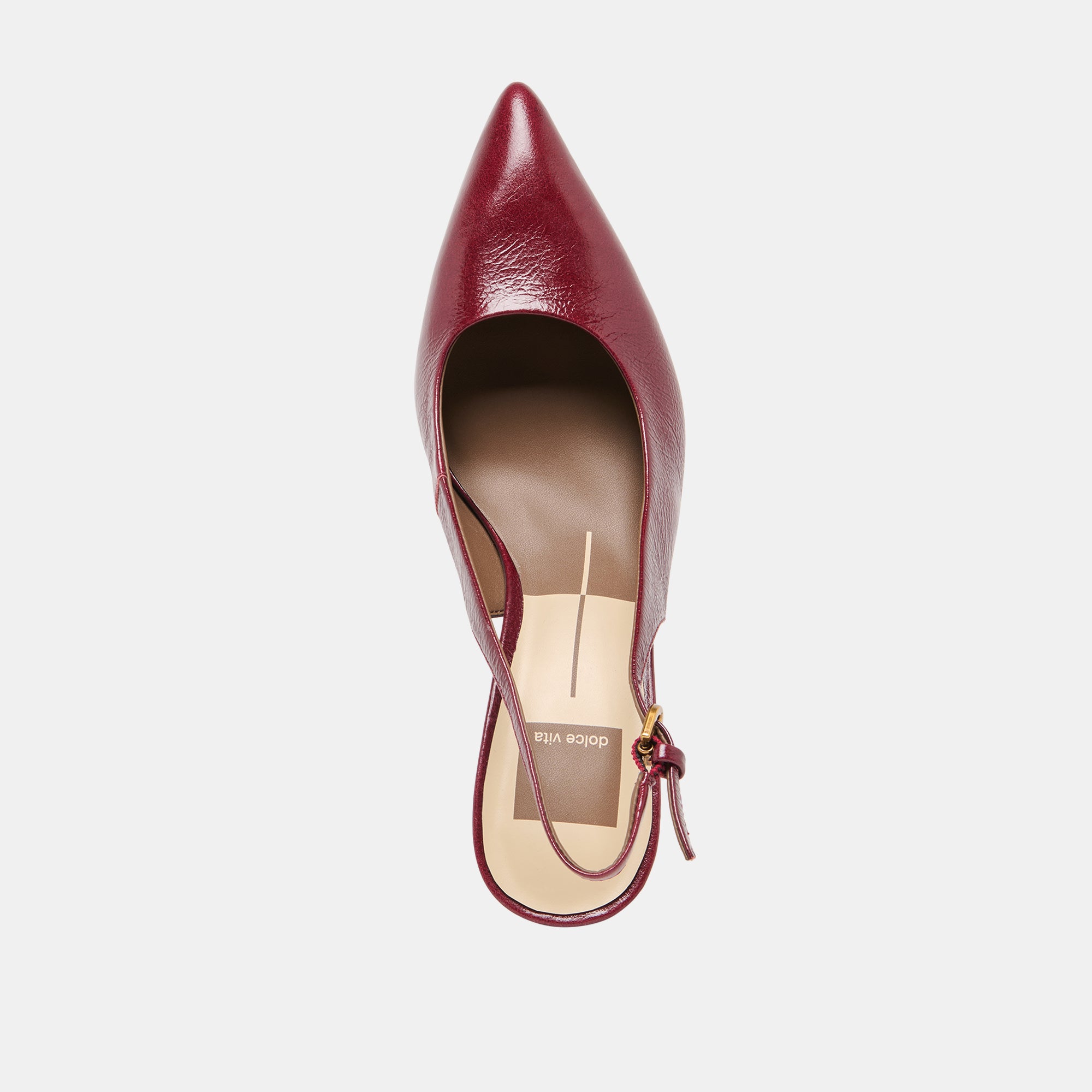 EVELAN WEDGES GARNET LEATHER - view 8