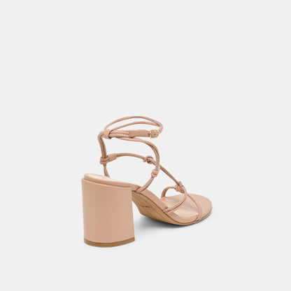FIZZY HEELS LT TAN LEATHER