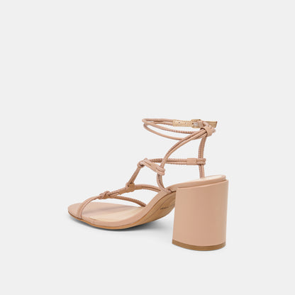 FIZZY HEELS LT TAN LEATHER