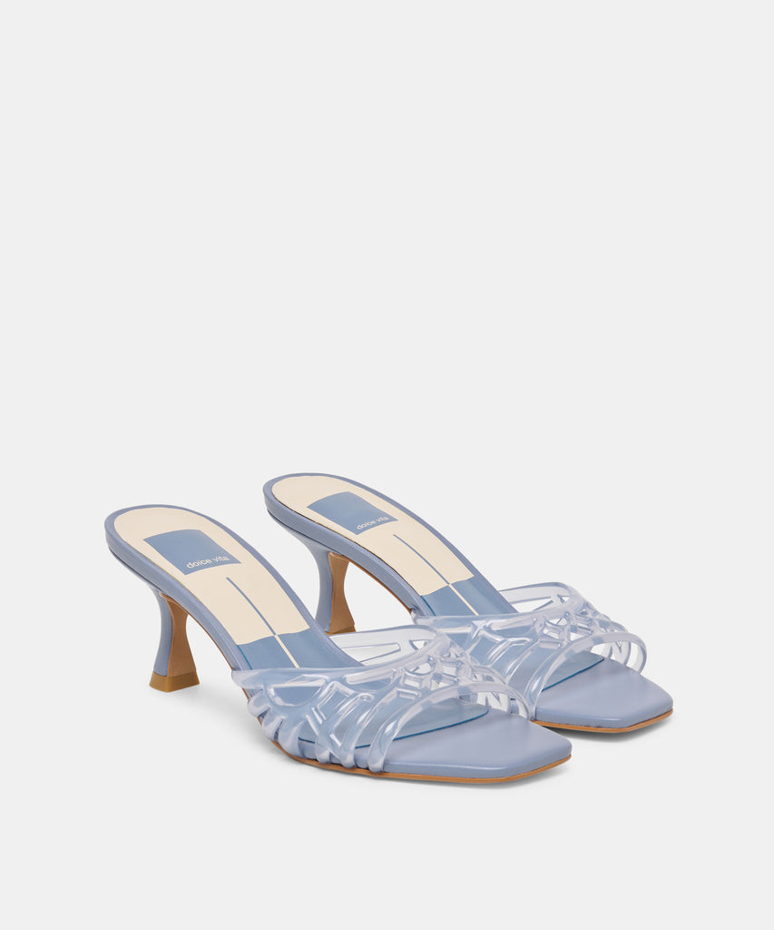 GALAE HEELS DUSTY BLUE JELLY