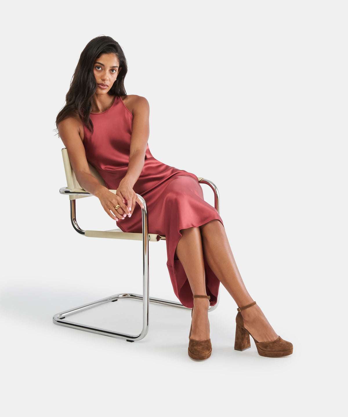 GARLYN HEELS COCOA SUEDE - view 4