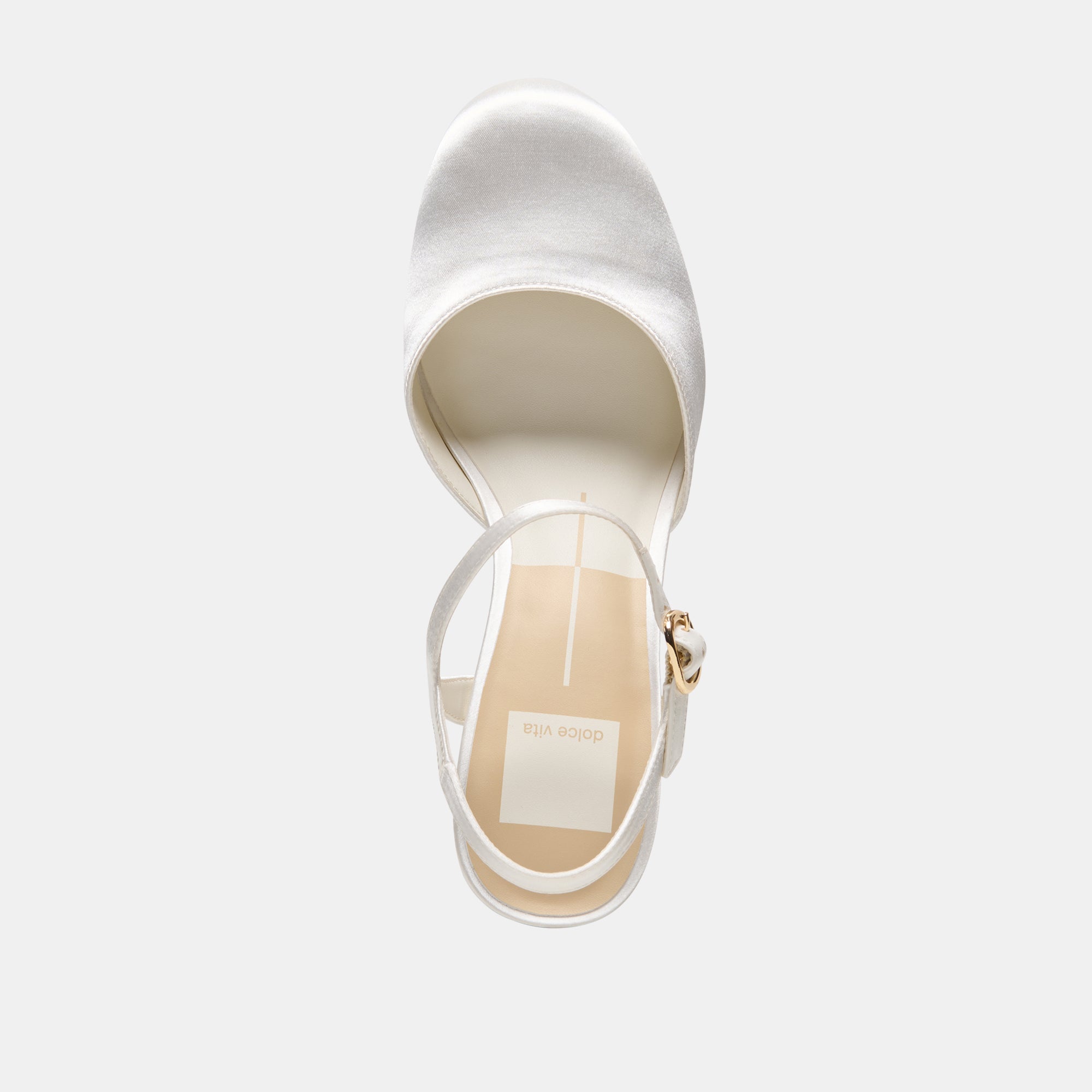 GERO SATIN HEELS TRUE WHITE SATIN - view 8