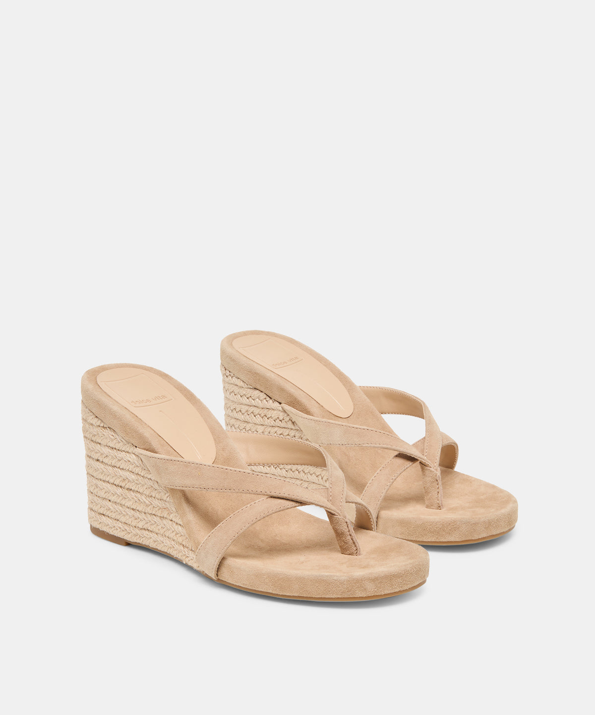 HELAN ESPADRILLE WEDGES CAMEL SUEDE - view 2