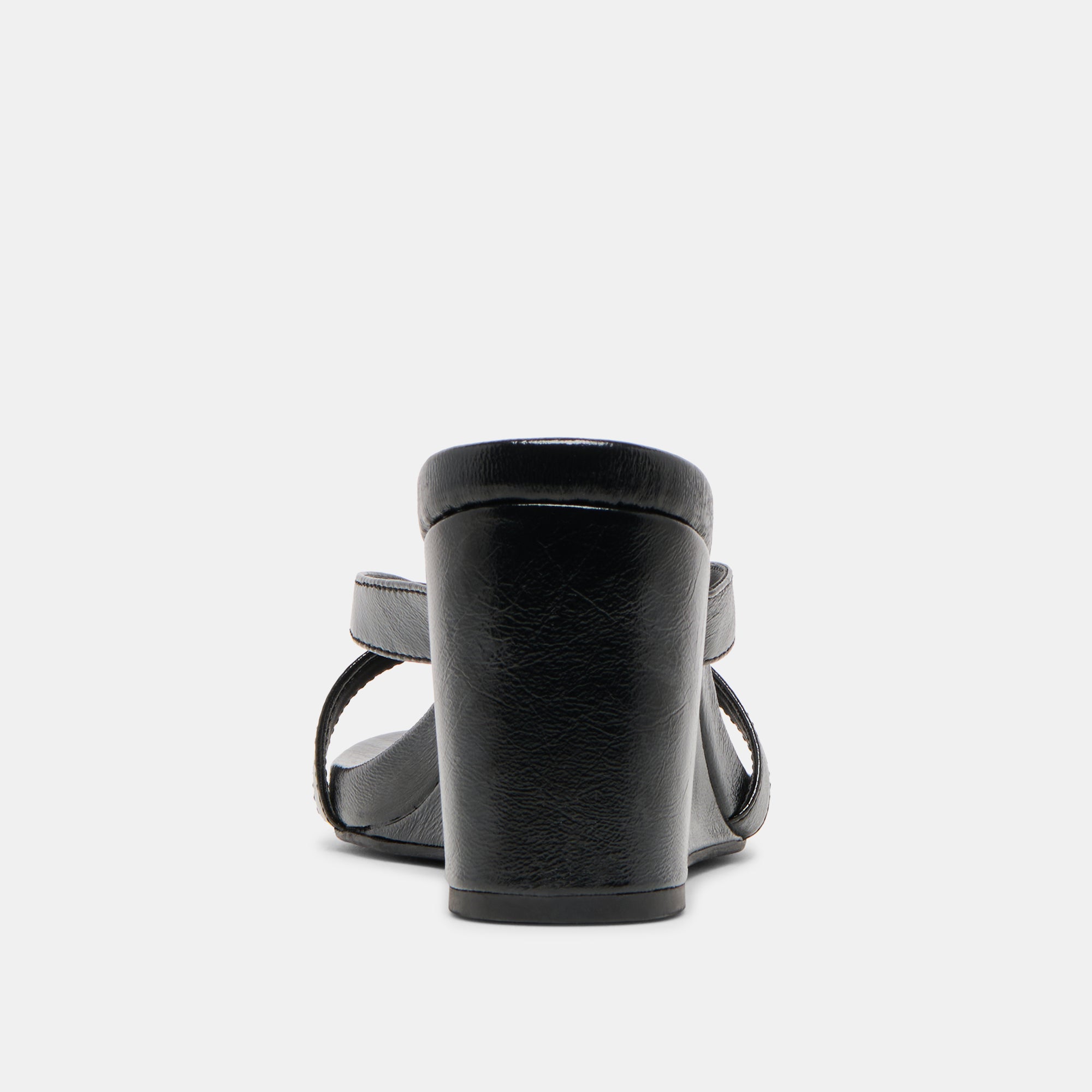 HELAN WEDGES BLACK LEATHER