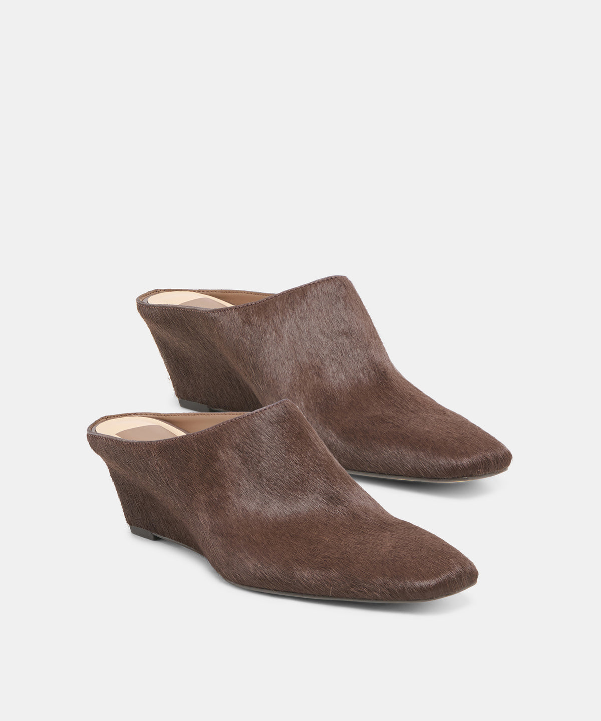 HILAH MULES CHESTNUT CALF HAIR - view 2