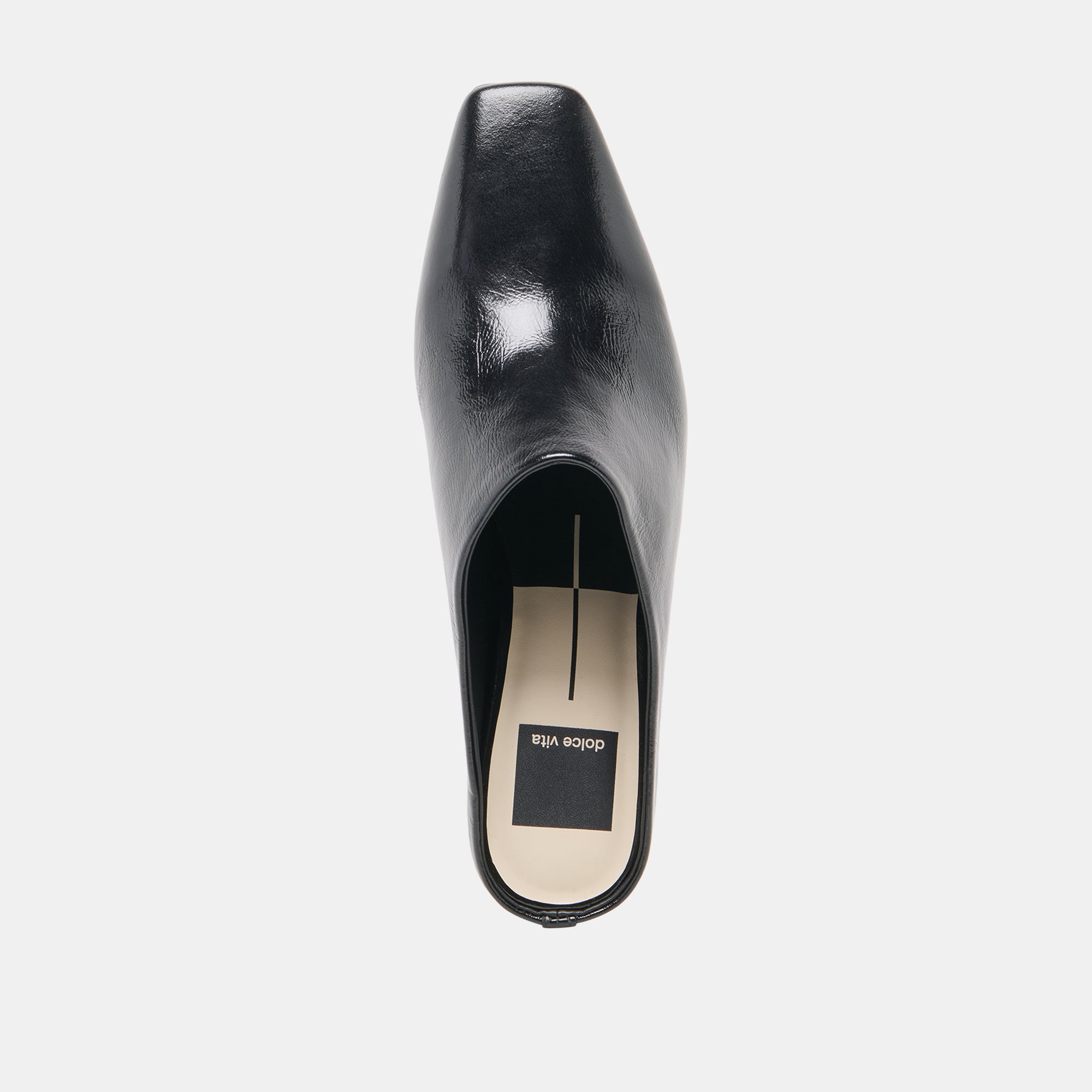 HILAH MULES MIDNIGHT CRINKLE PATENT - view 8