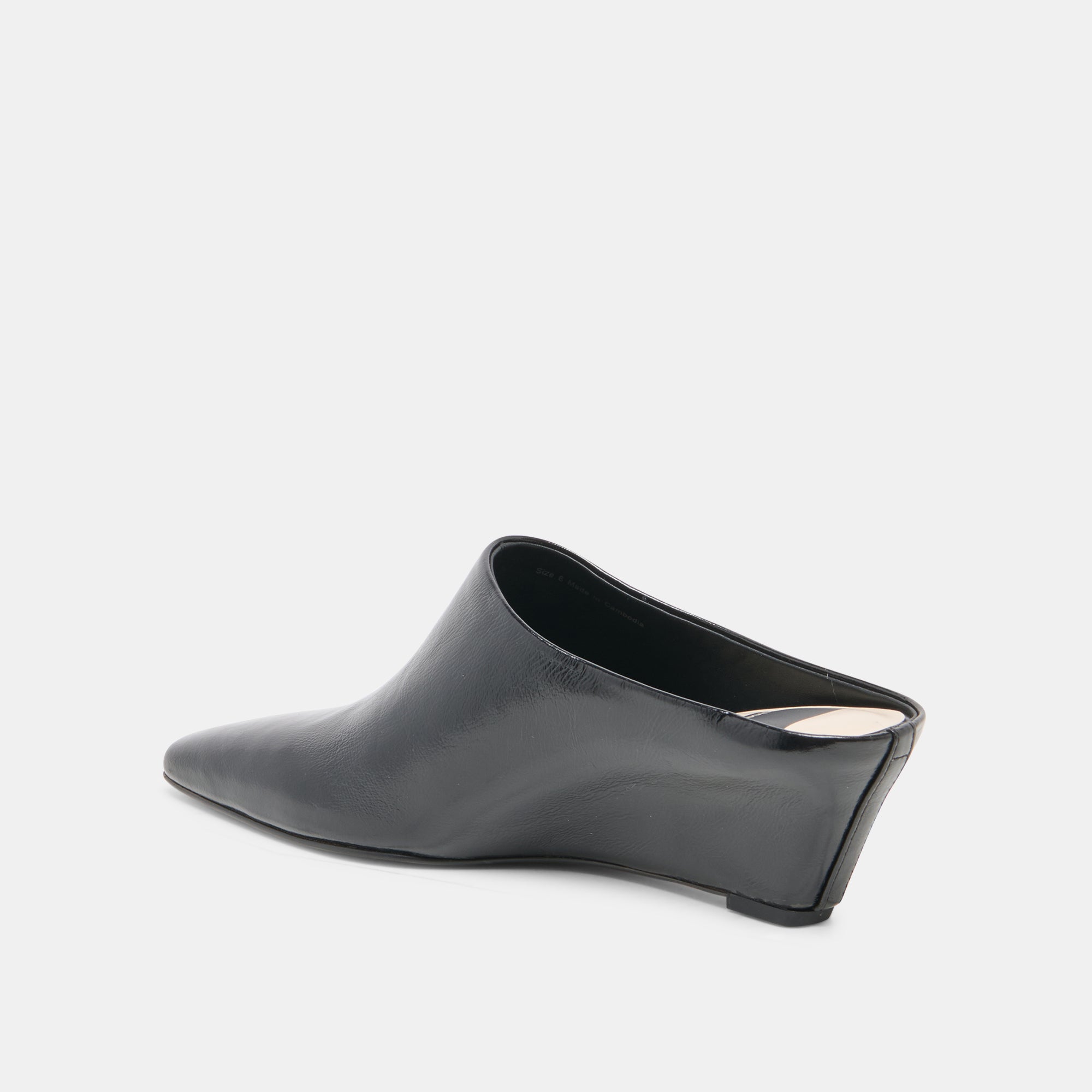 HILAH MULES MIDNIGHT CRINKLE PATENT - view 5