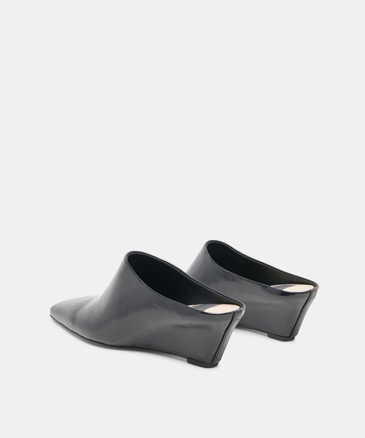 HILAH MULES MIDNIGHT CRINKLE PATENT - view 4