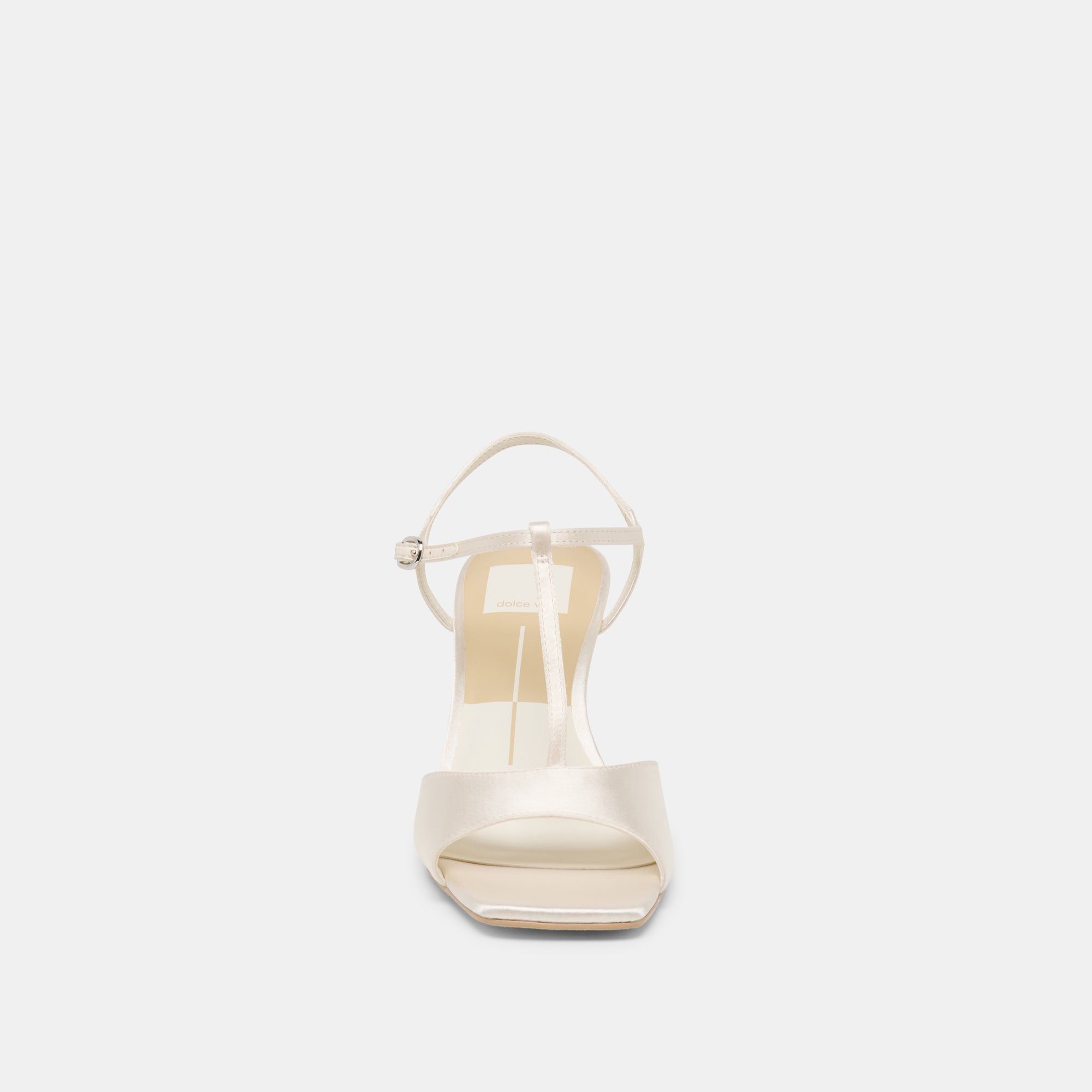 HILERY HEELS OFF WHITE SATIN - view 6