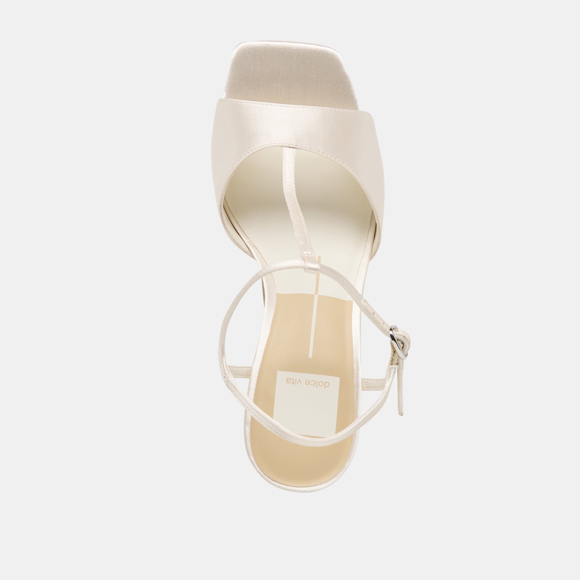 HILERY HEELS OFF WHITE SATIN - view 8