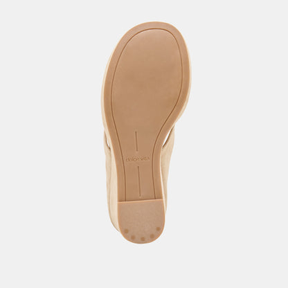 HINNA WEDGES CAMEL SUEDE